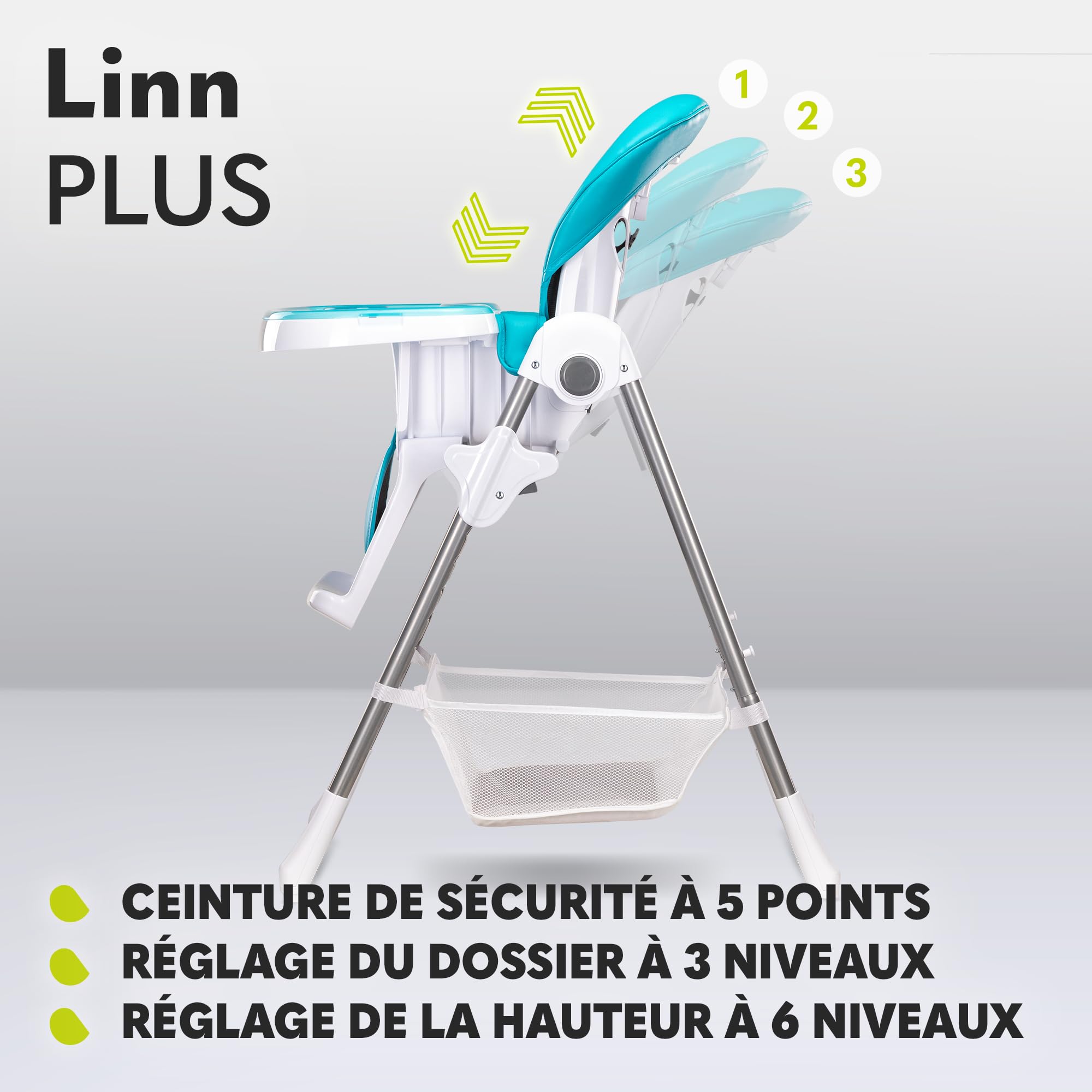lionelo-linn-plus-chaise-haute-b-b-turquoise-pliable-r-glable image 3