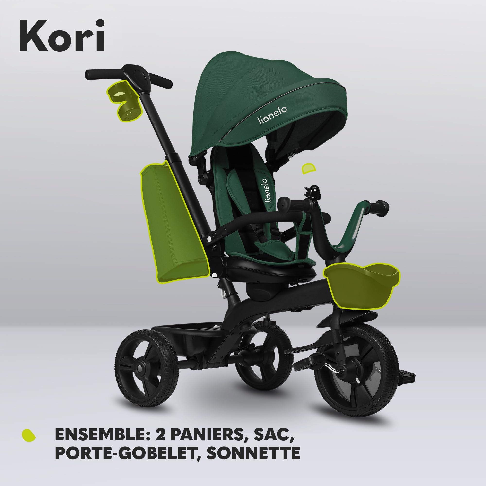 lionelo-kori-tricycle-poussette-meraude-2-en-1-18-mois-5-ans image 8