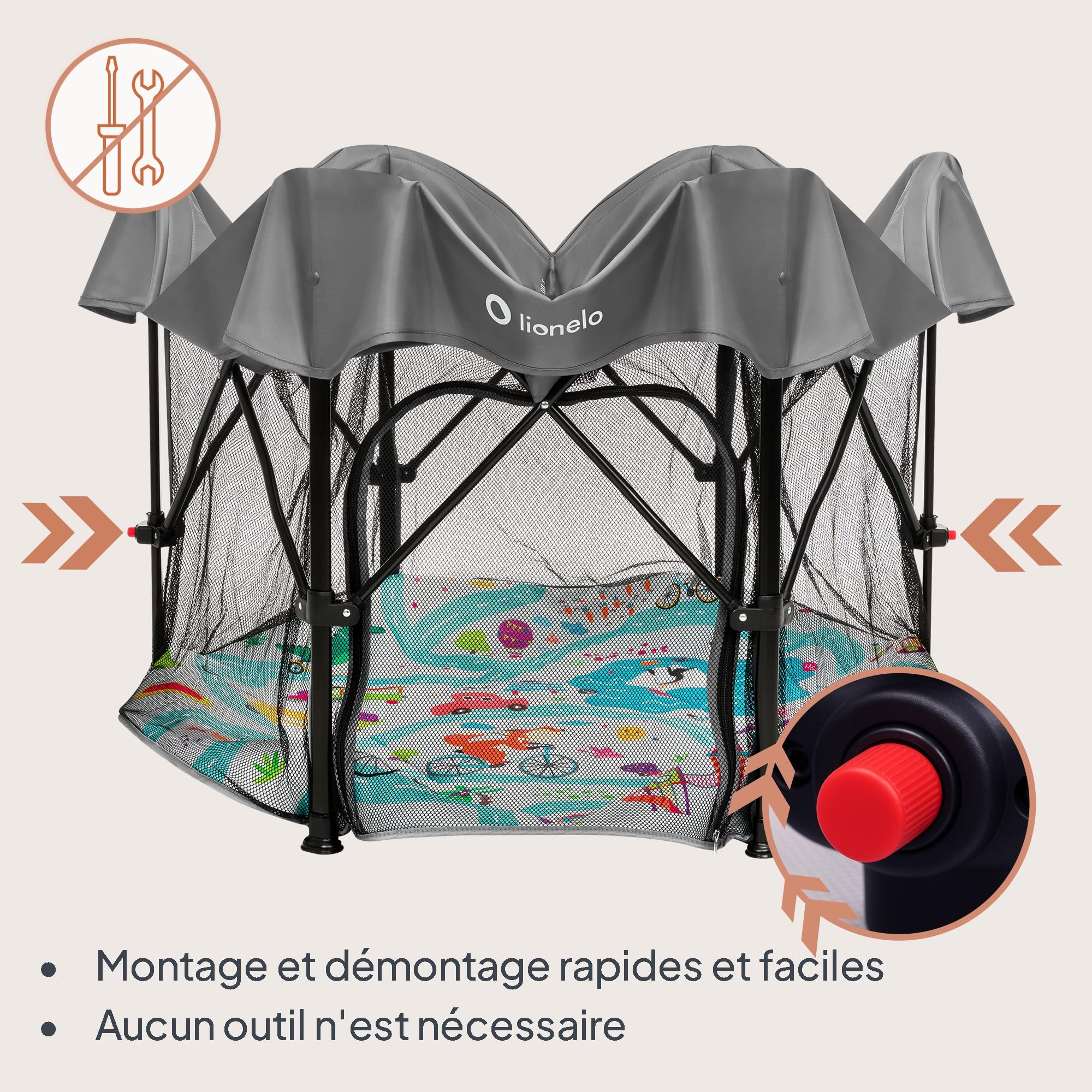 lionelo-roel-plus-parc-b-b-pliable-15-kg-filet image 5