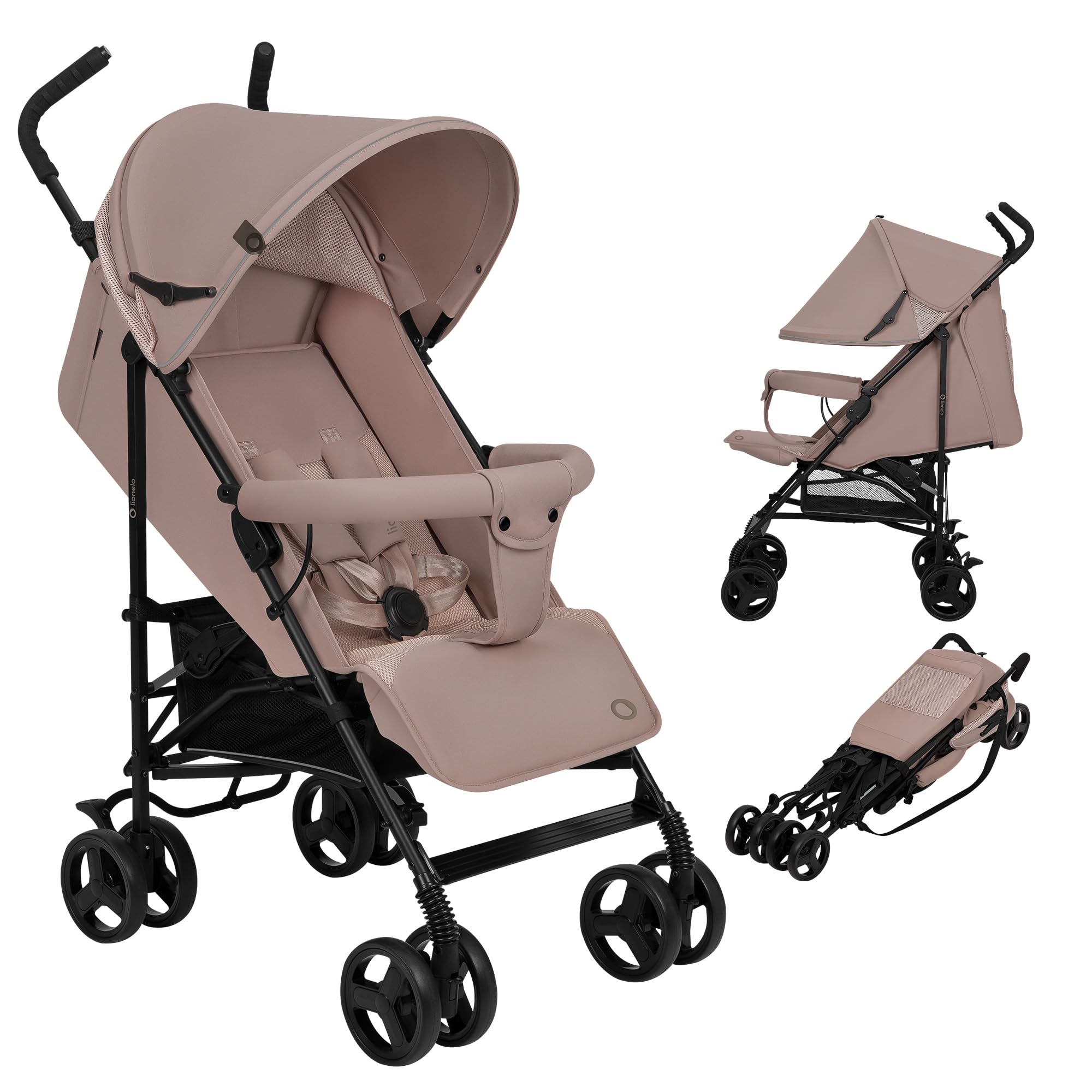 lionelo-elia-poussette-canne-beige-taupe-15-kg image 1