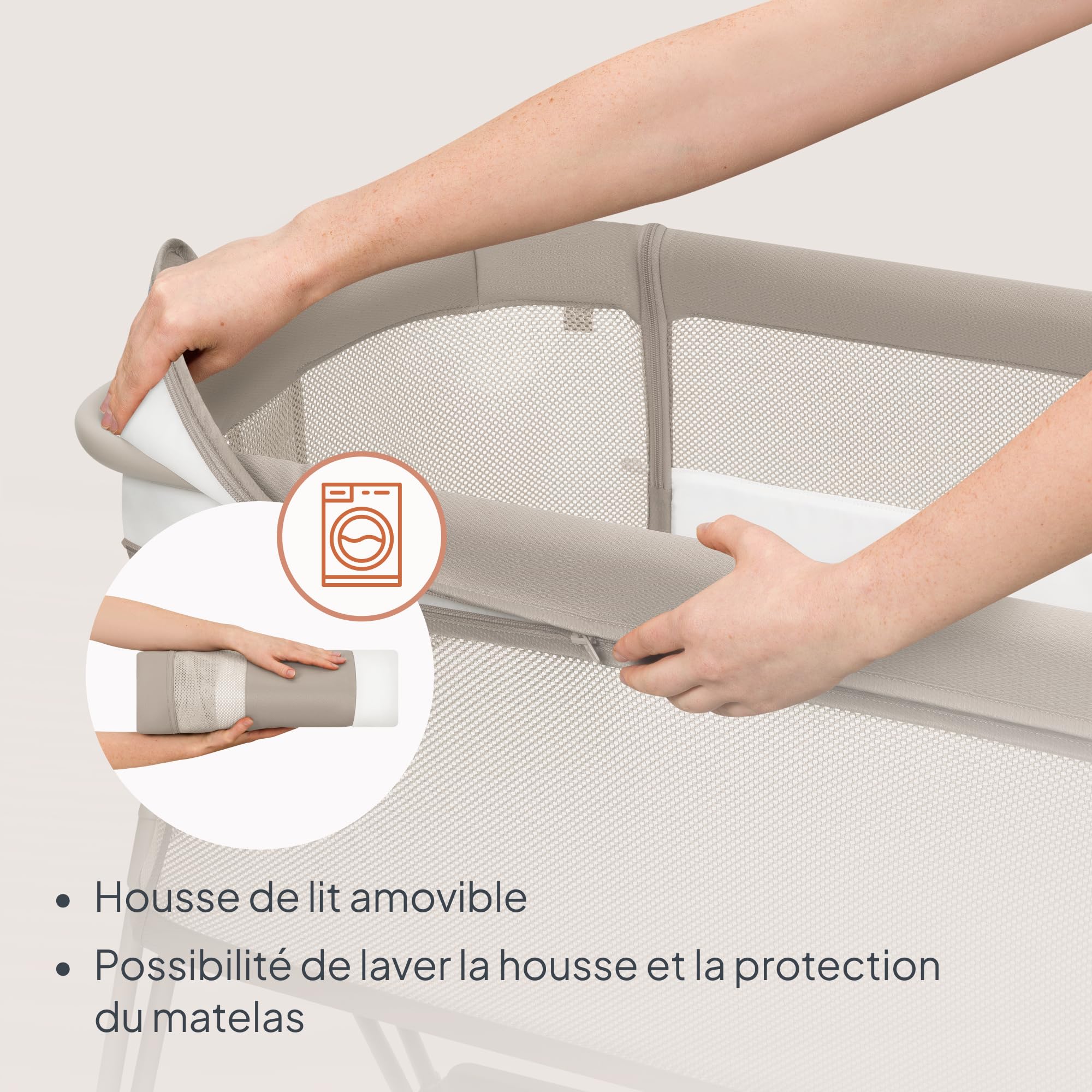 lionelo-luna-lit-cododo-b-b-beige-taupe-jusqu-9-kg image 4