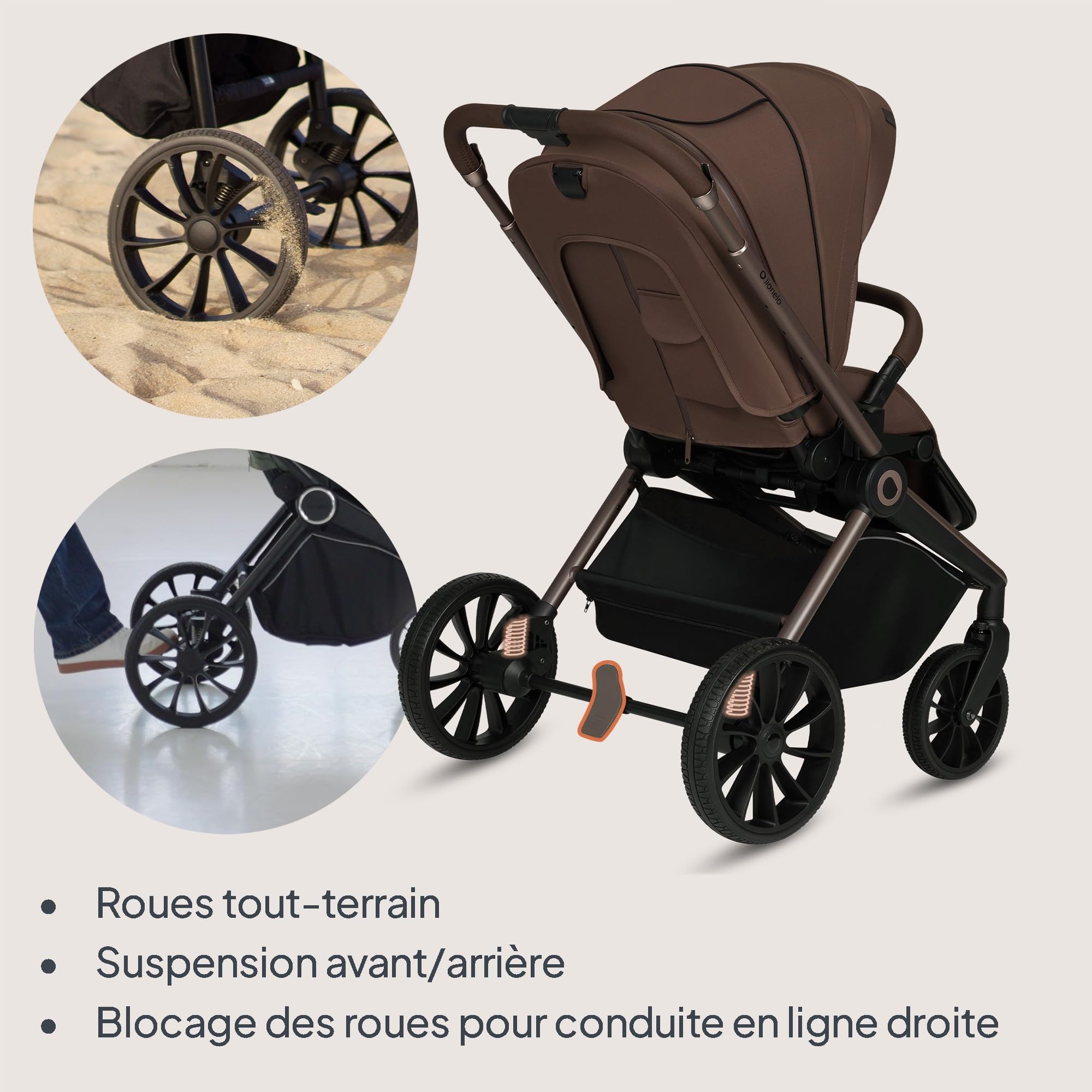 lionelo-mika-plus-poussette-marron-22-kg-upf50-tout-terrain image 5