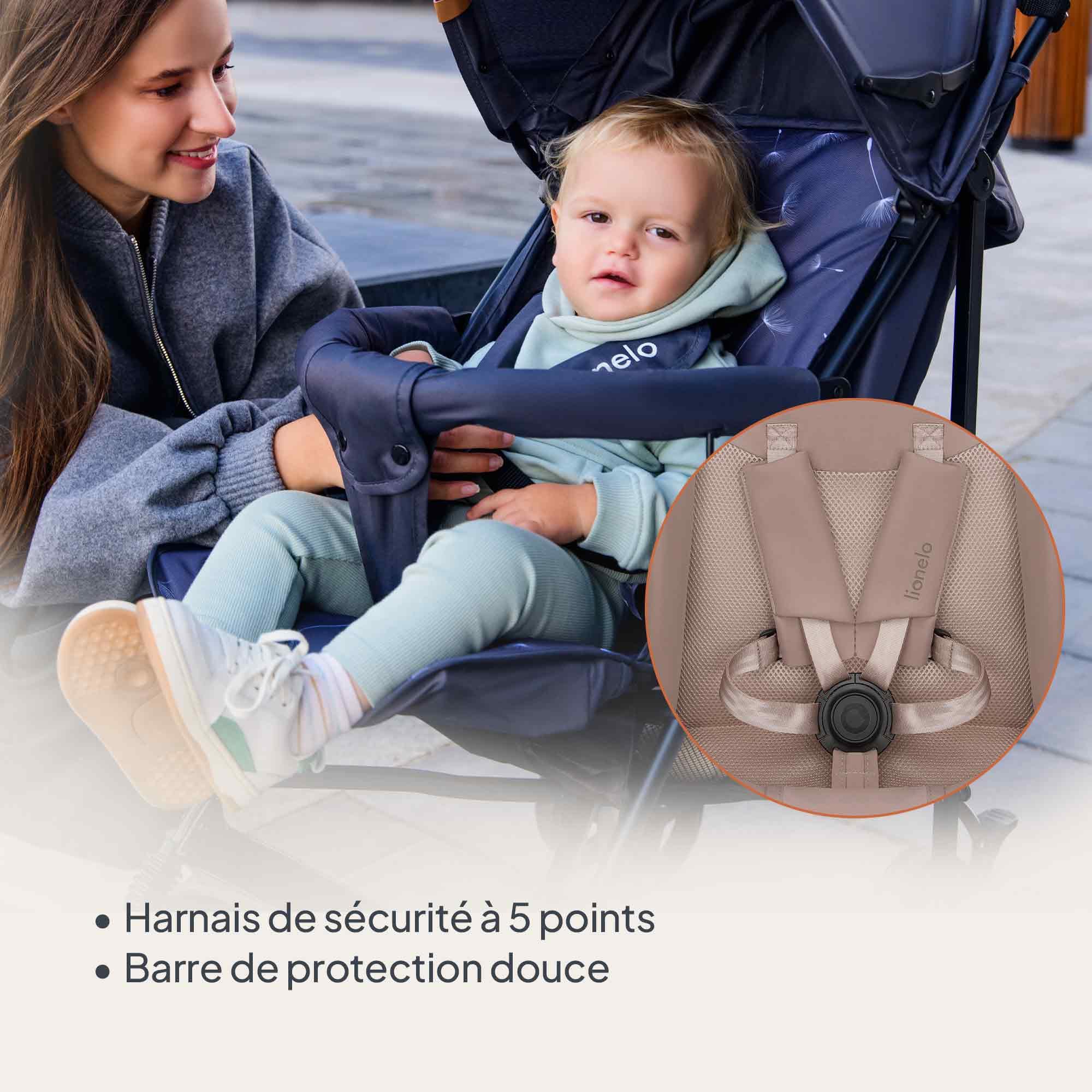 lionelo-elia-poussette-canne-beige-taupe-15-kg image 5