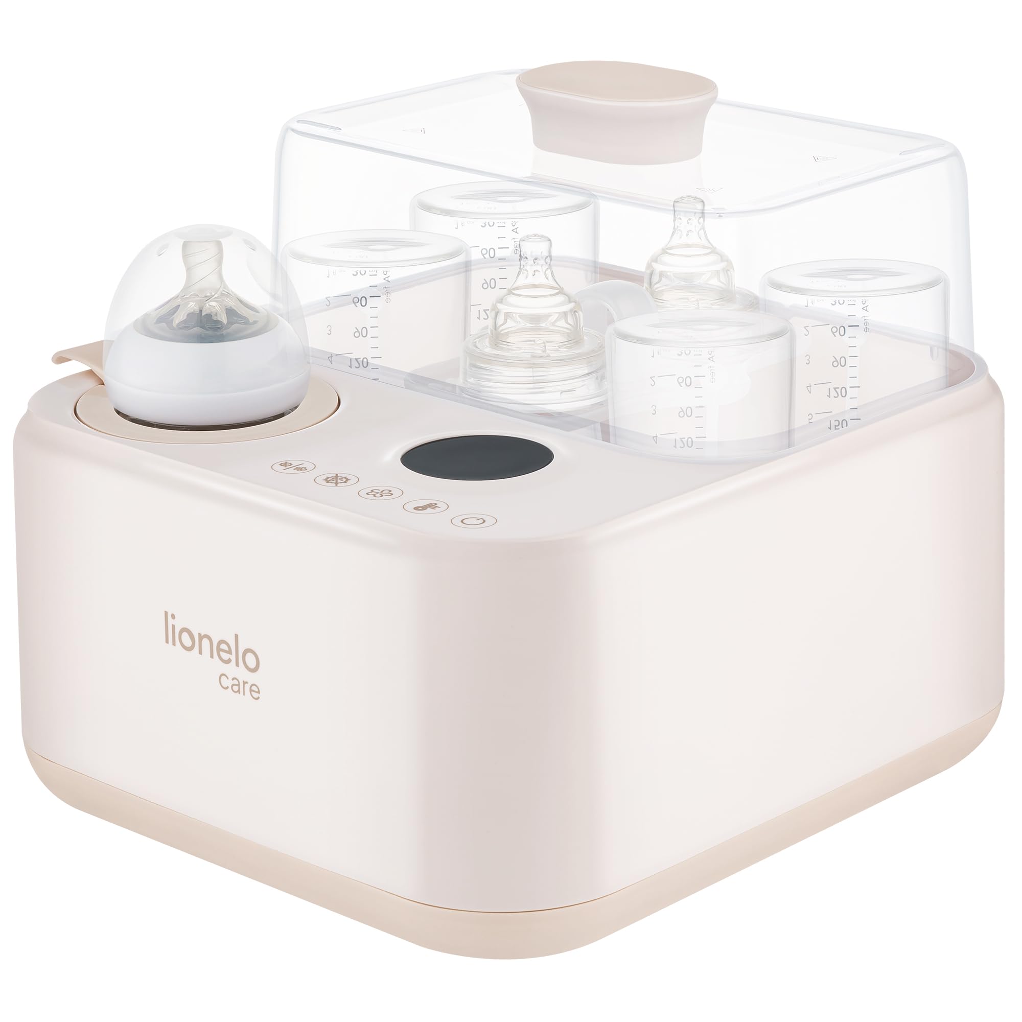 lionelo-steamup-st-rilisateur-biberon-3-en-1-4-biberons image 1