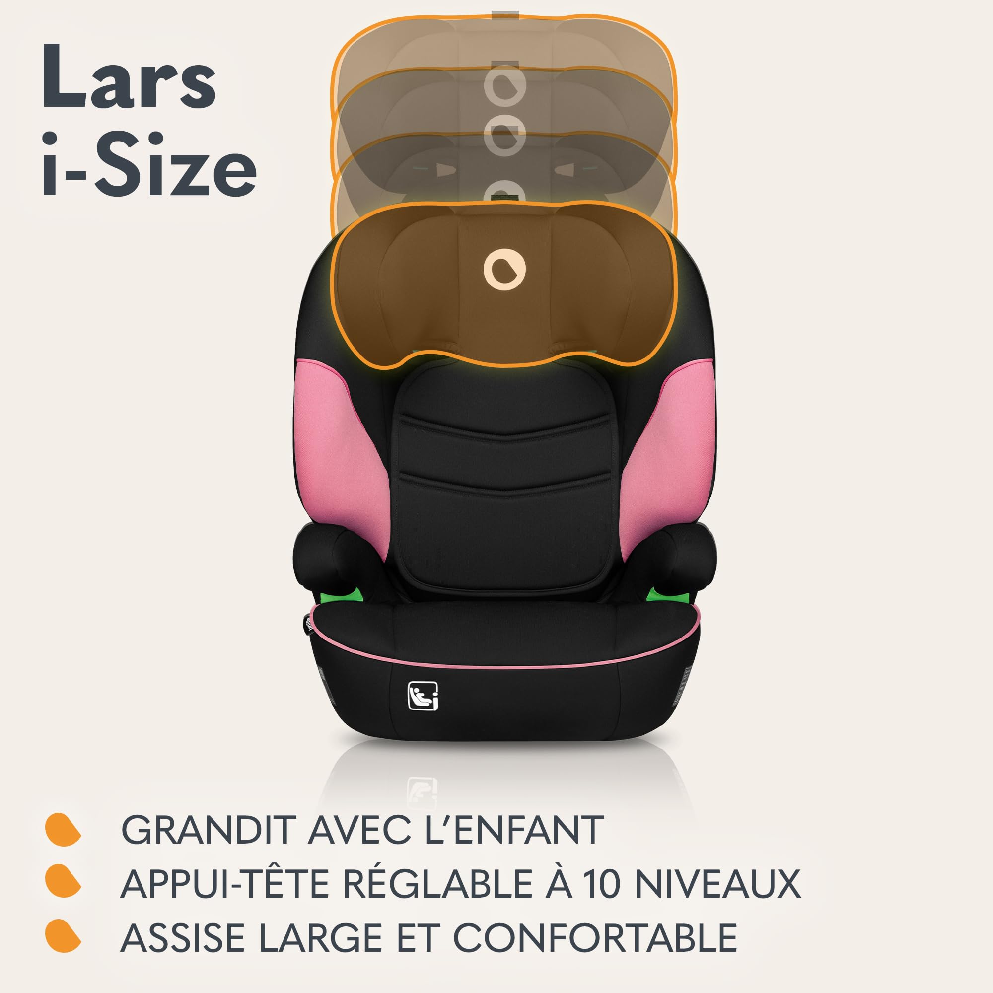 lionelo-lars-i-size-si-ge-auto-rose-100-150-cm-15-36-kg image 5