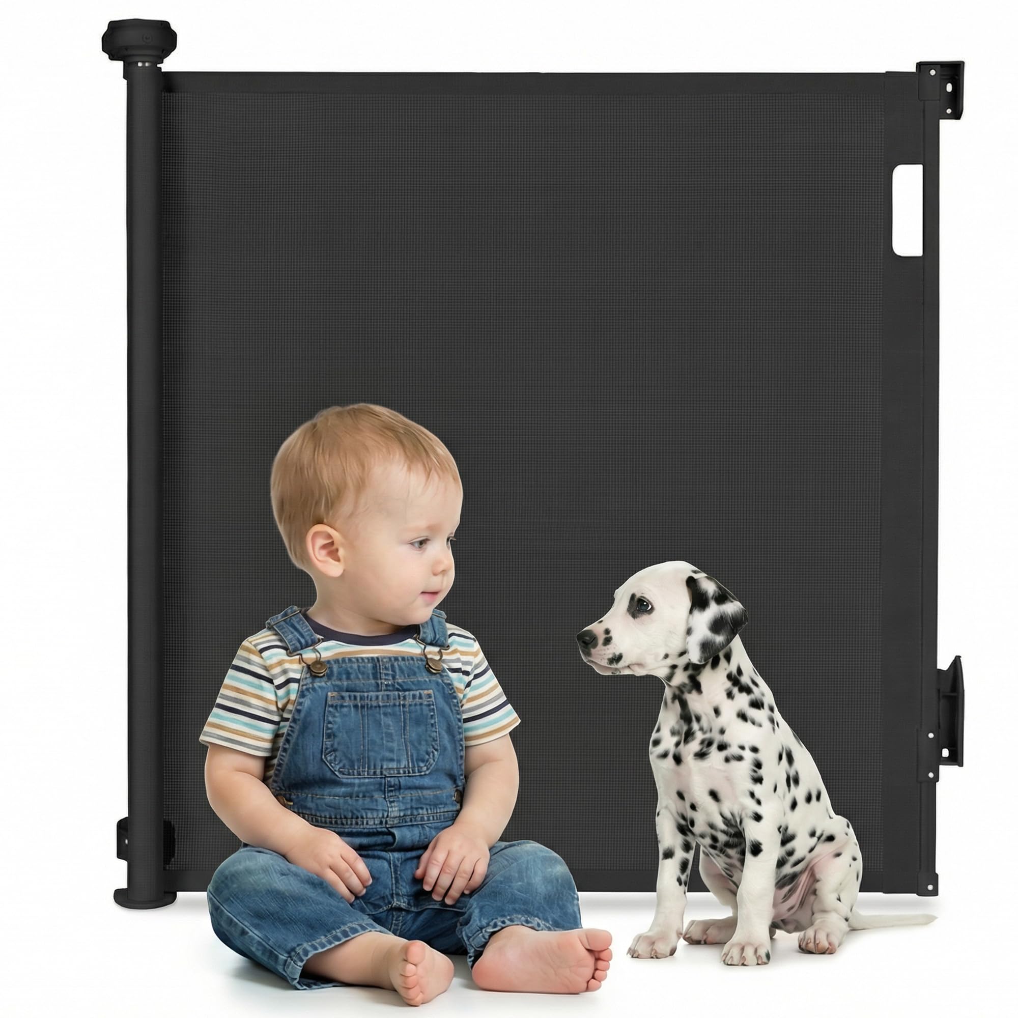 lionelo-thea-barri-re-s-curit-r-tractable-noir-140-cm image 1