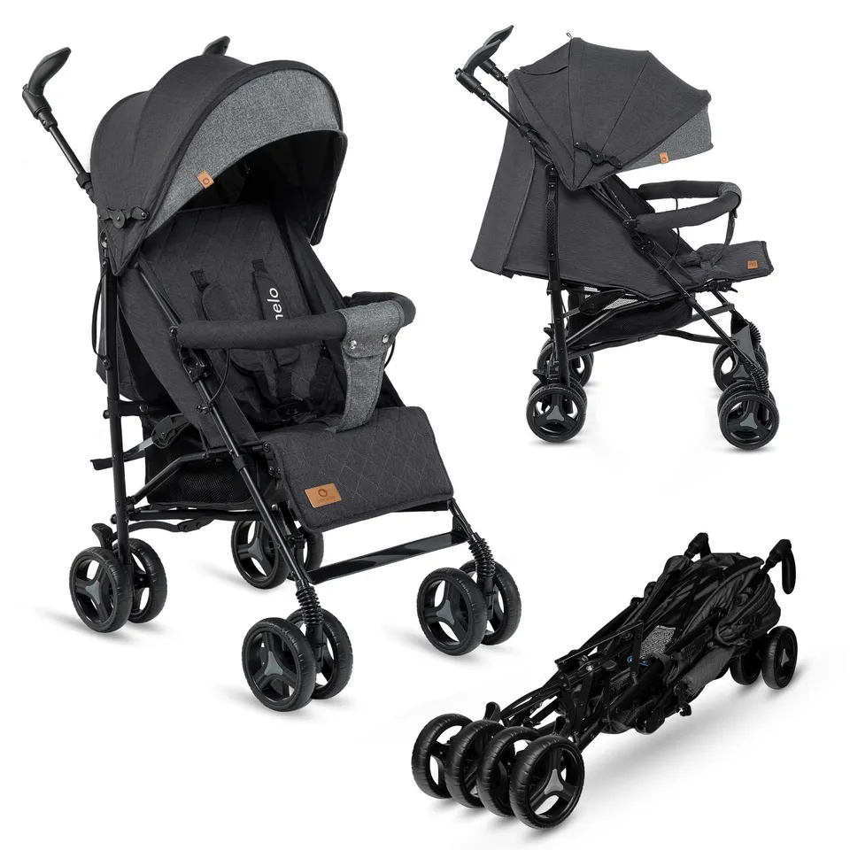 lionelo-irma-poussette-canne-noire-l-g-re-7-kg-jusqu-15-kg image 1