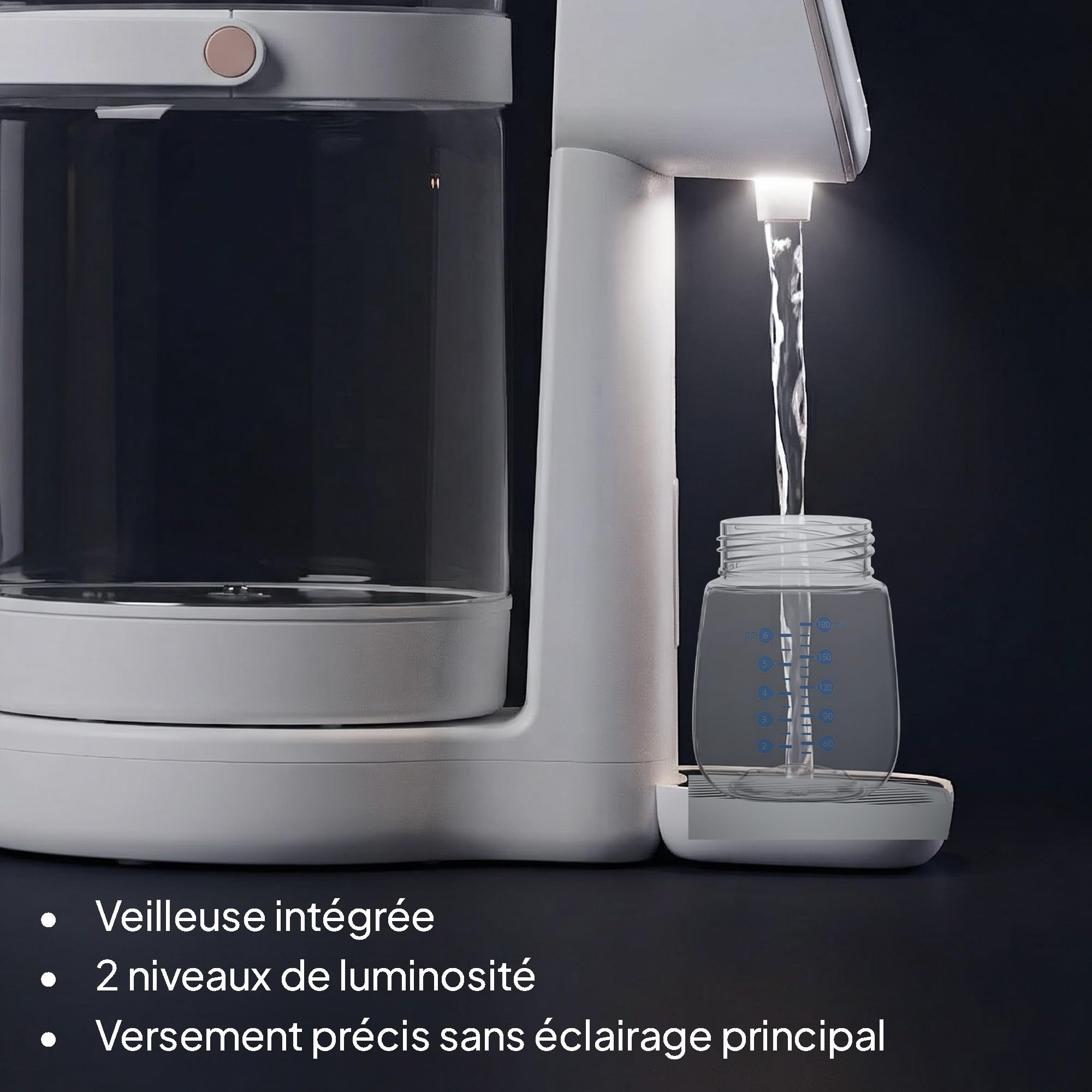 lionelo-babypresto-2-0-chauffe-biberon-distributeur-eau-3-l image 3