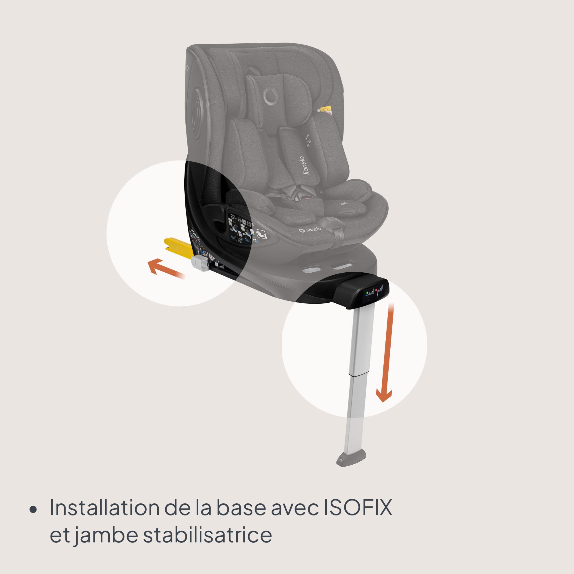 lionelo-moxie-plus-base-isofix-pivotante-360-si-ge-auto image 4