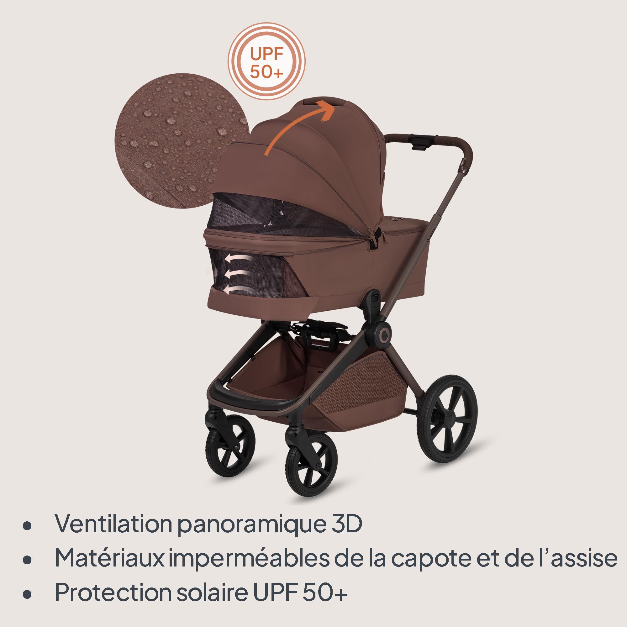 lionelo-freya-poussette-2en1-0-22-kg-marron-nacelle-pliable image 5