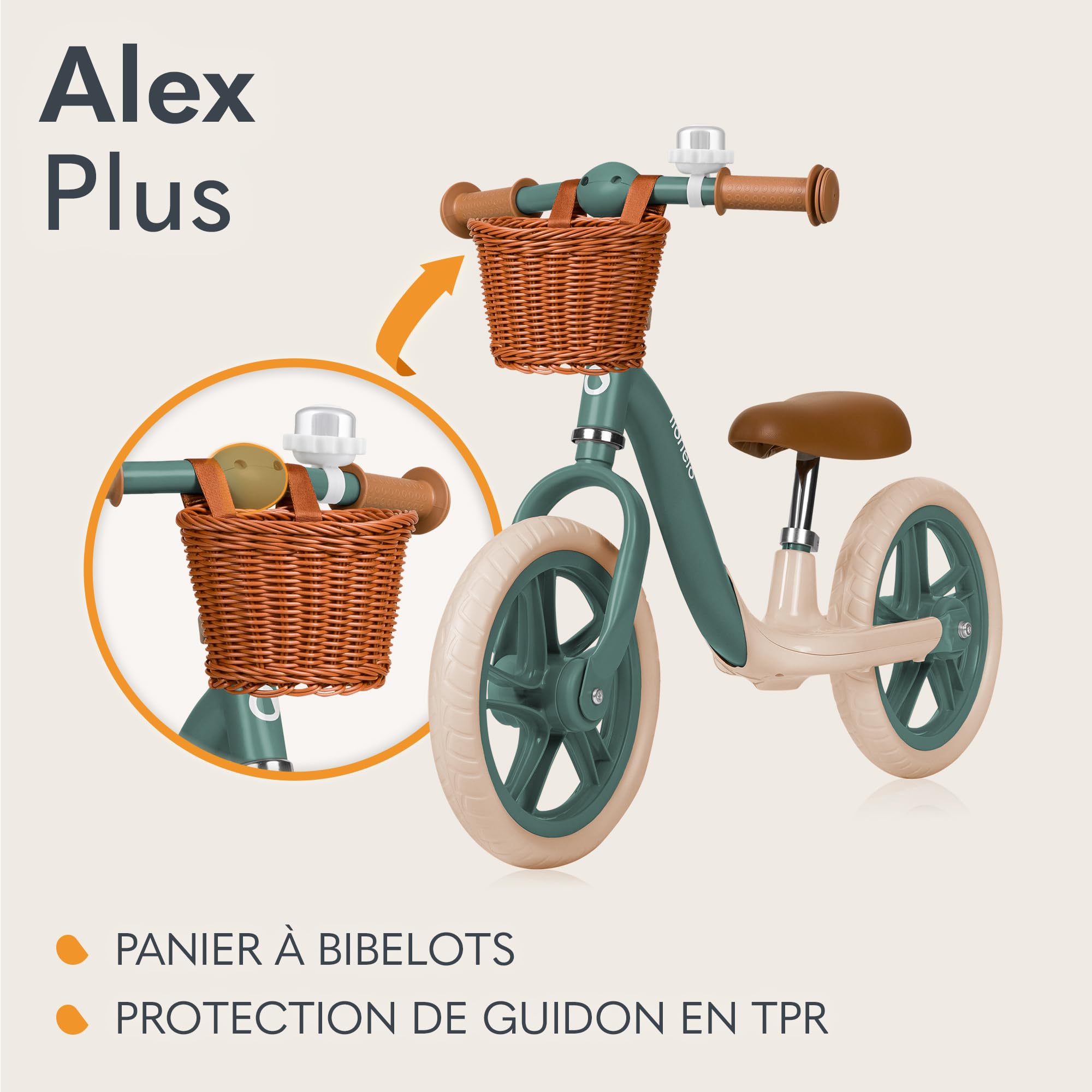 lionelo-alex-plus-draisienne-enfant-green-forest-12-pouces image 6
