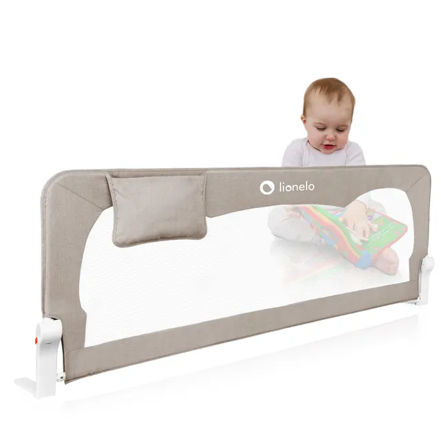 lionelo-hanna-barri-re-de-lit-150-cm-pliable-grise-anti-chute image 1