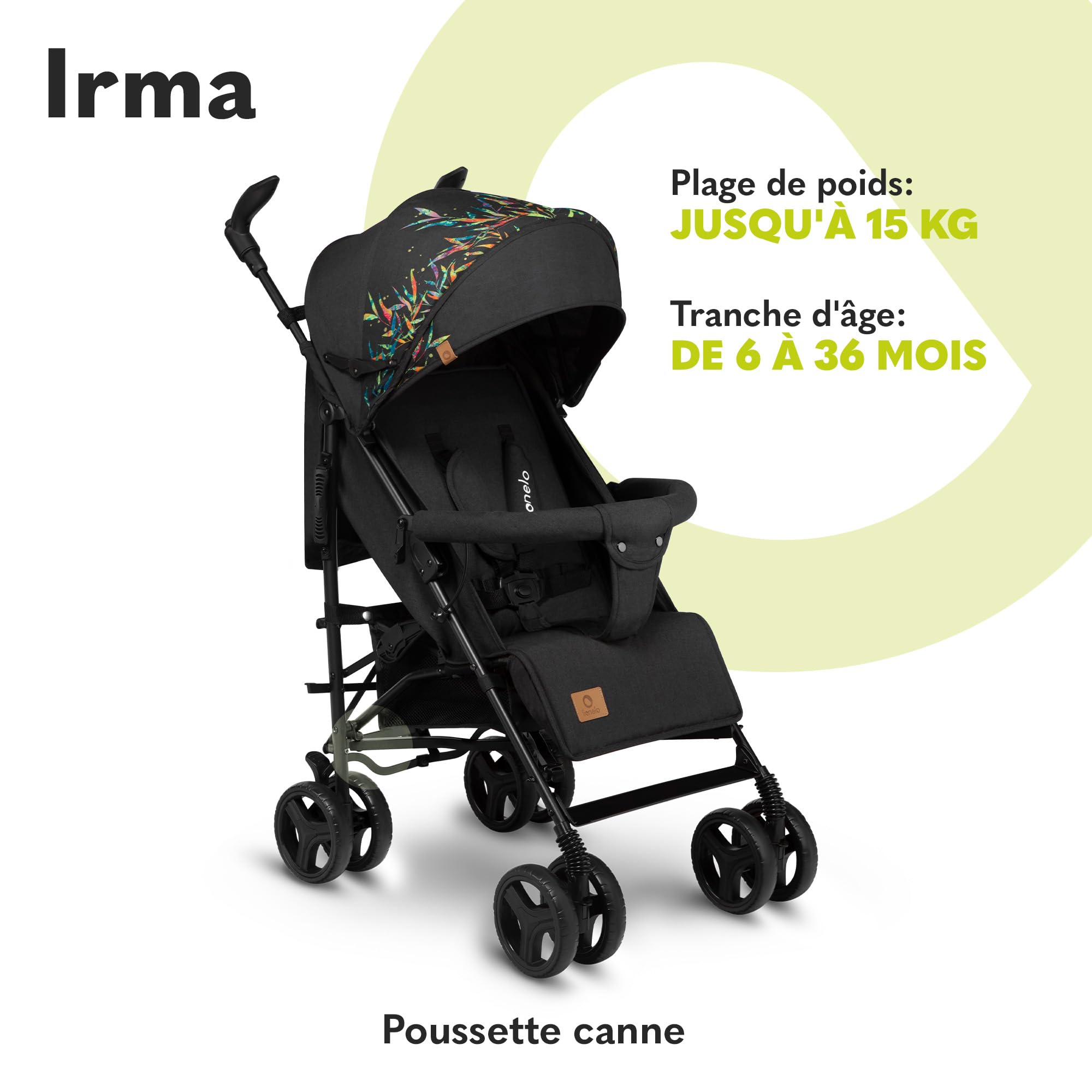 lionelo-irma-poussette-canne-l-g-re-7-kg-15-kg image 2