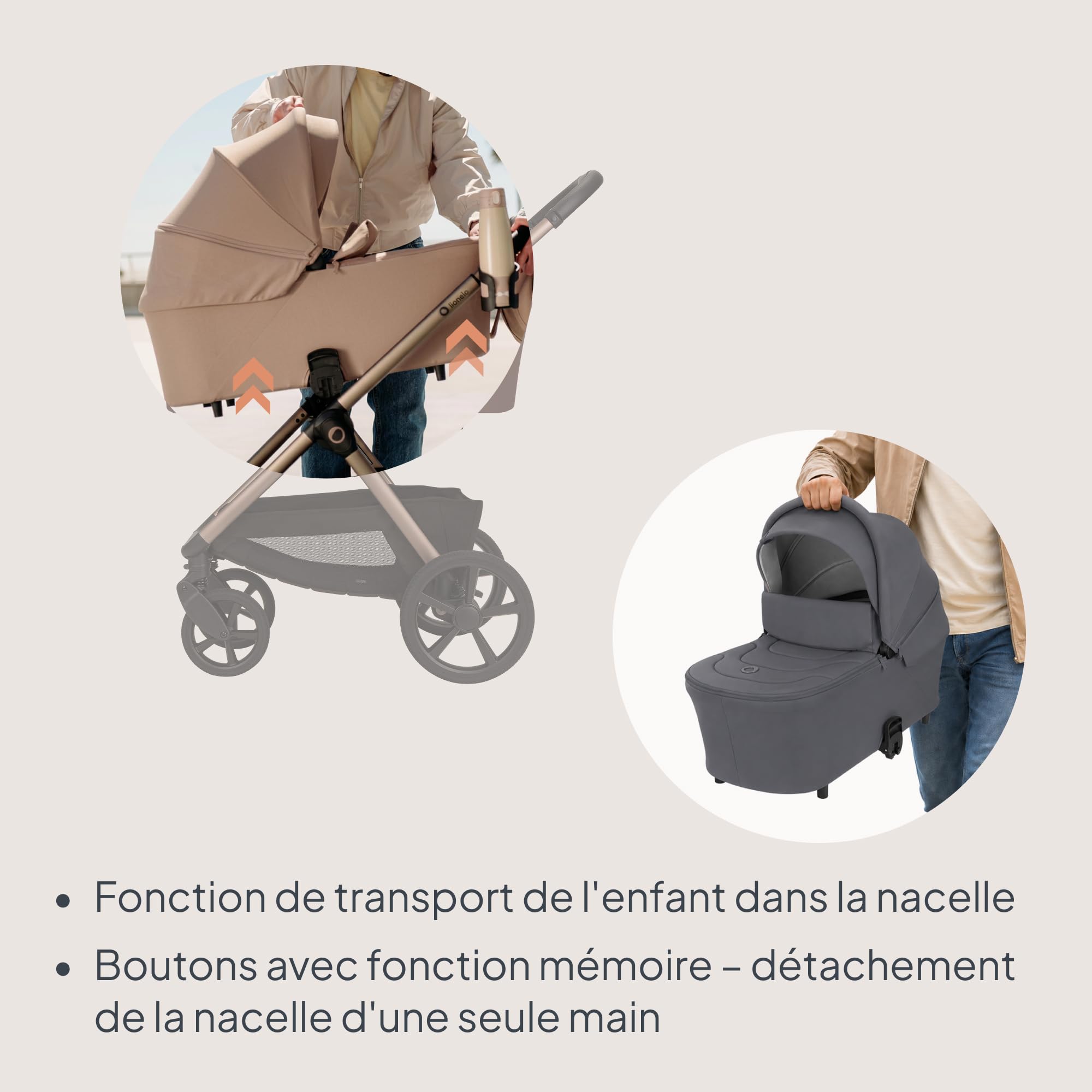 lionelo-carmine-poussette-3-en-1-gris-avec-si-ge-auto image 8