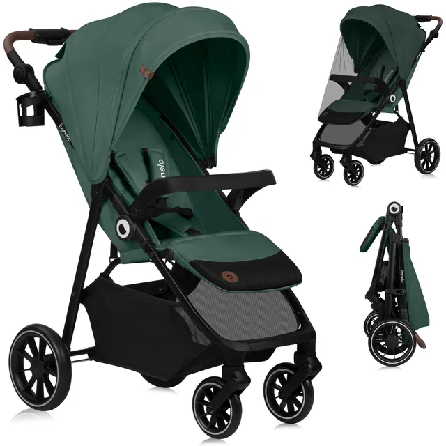 lionelo-emma-one-poussette-canne-green-pliage-une-main-upf50 image 1