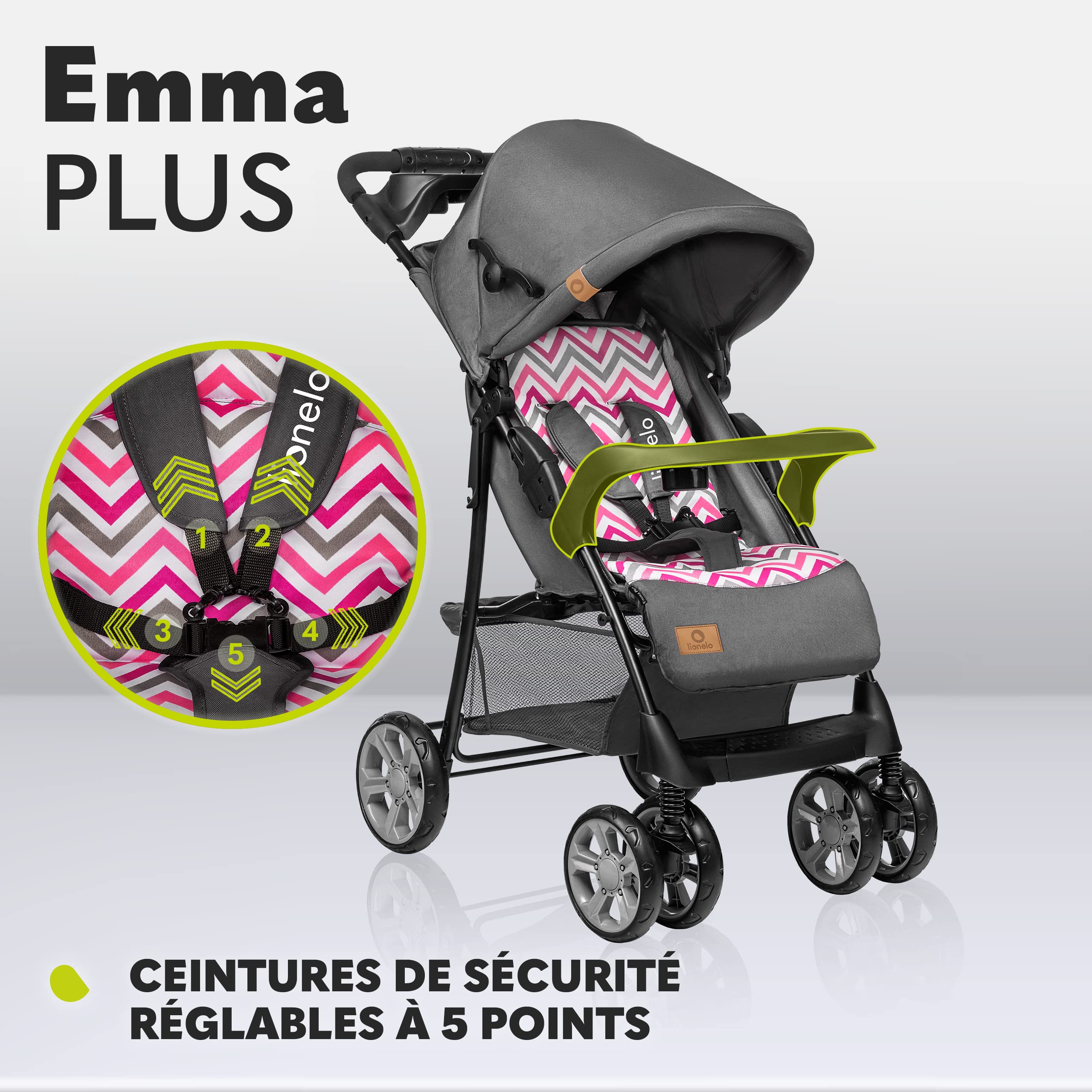 lionelo-emma-plus-poussette-b-b-rose-sunny-15-kg-sac image 3