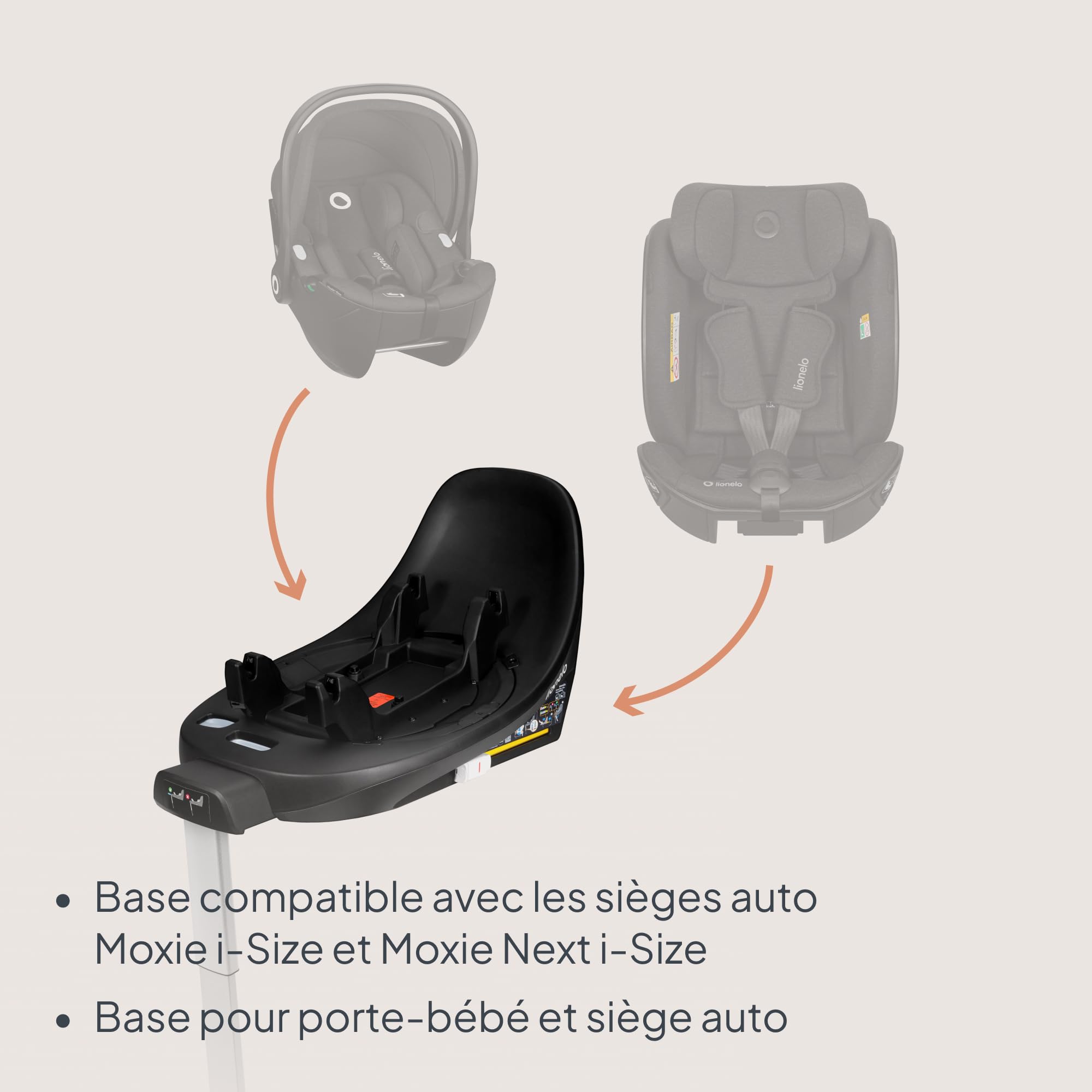 lionelo-moxie-plus-base-isofix-pivotante-360-si-ge-auto image 2