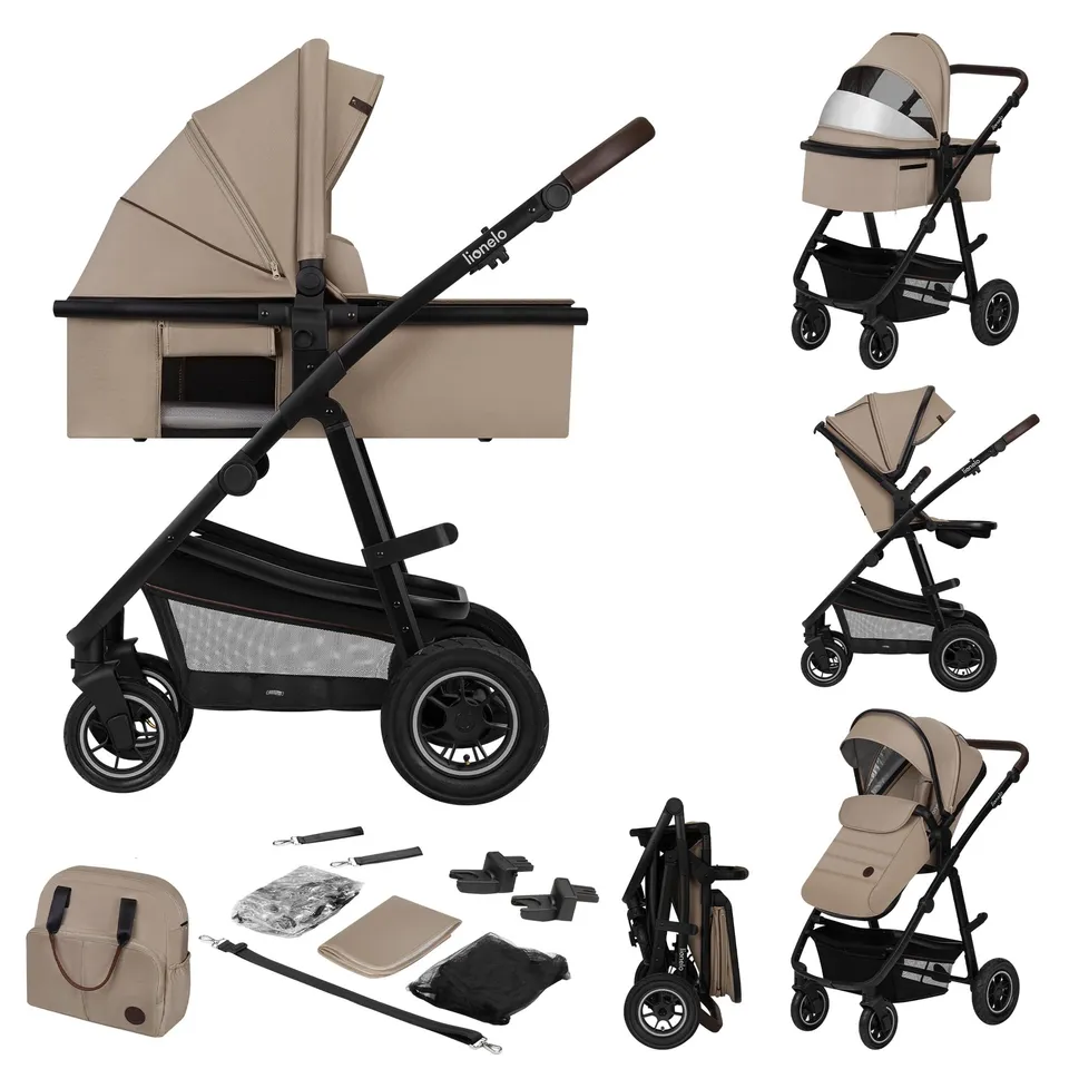 lionelo-amber-2-en-1-poussette-nacelle-si-ge-sport image 1
