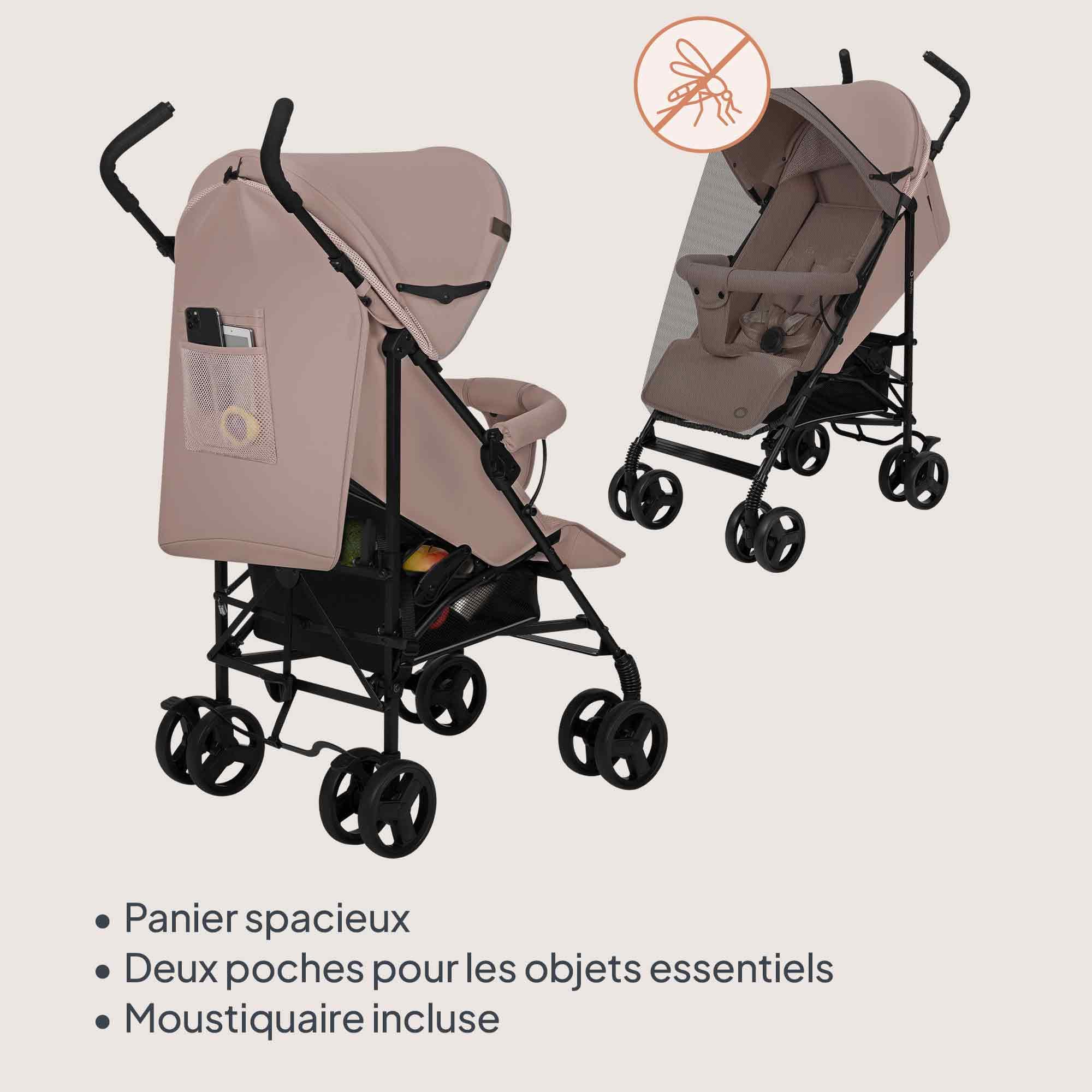 lionelo-elia-poussette-canne-beige-taupe-15-kg image 8