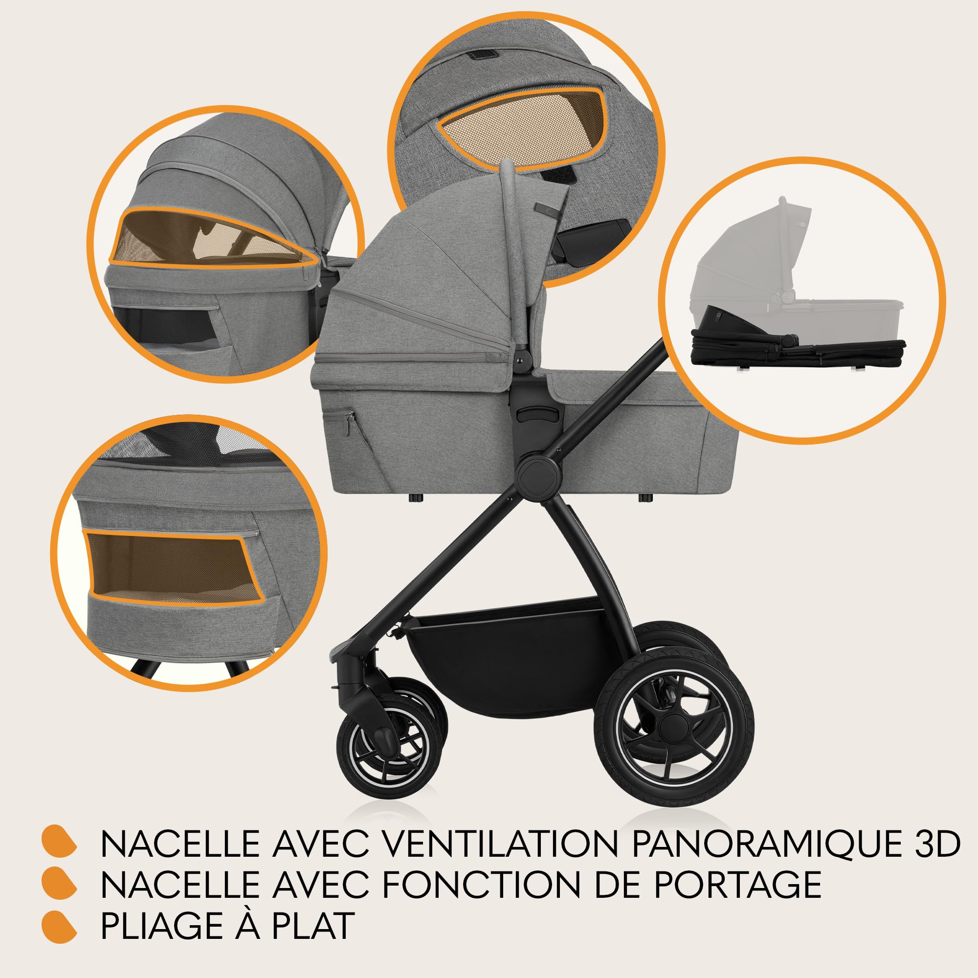 lionelo-meril-3-en-1-poussette-b-b-gris-tout-terrain image 7