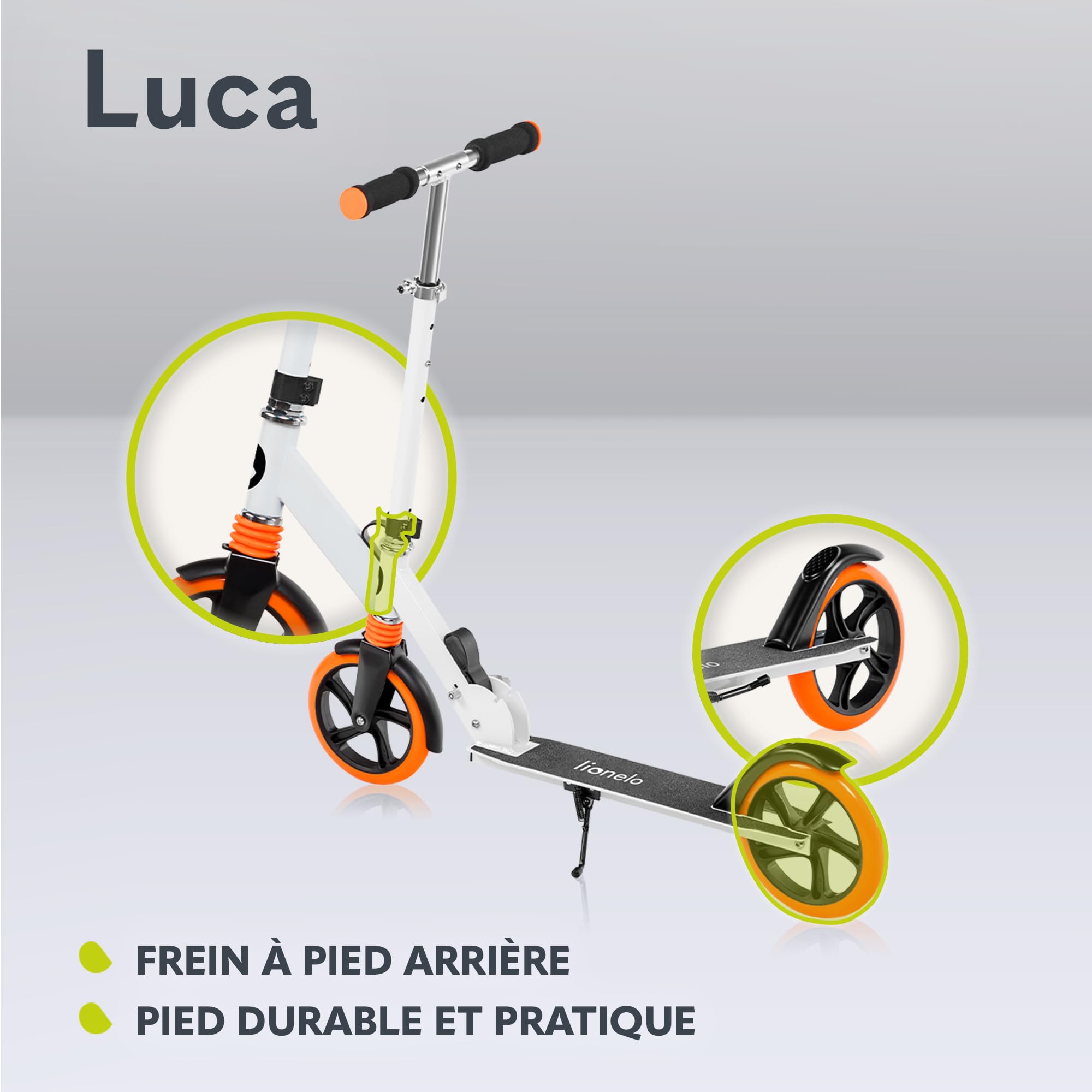 lionelo-luca-trottinette-enfant-blanc-orange-100-kg image 3