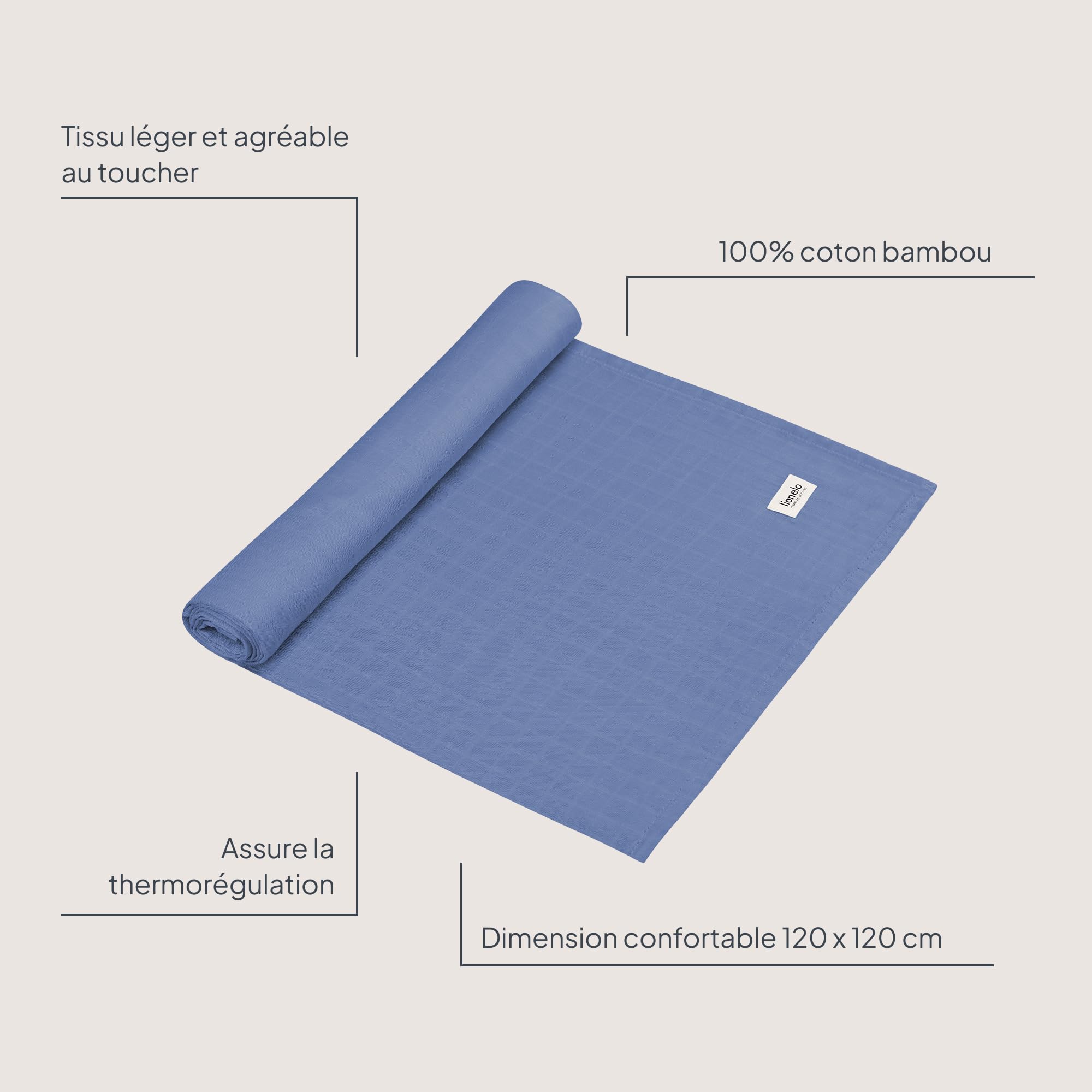 lionelo-bamboo-swaddle-lange-b-b-120x120-bleu-denim-bambou image 8