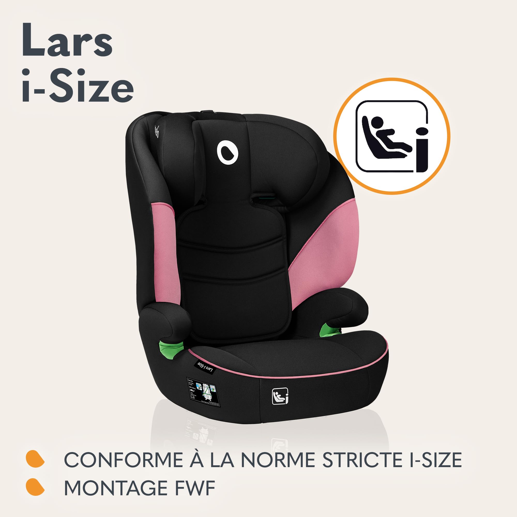 lionelo-lars-i-size-si-ge-auto-rose-100-150-cm-15-36-kg image 3
