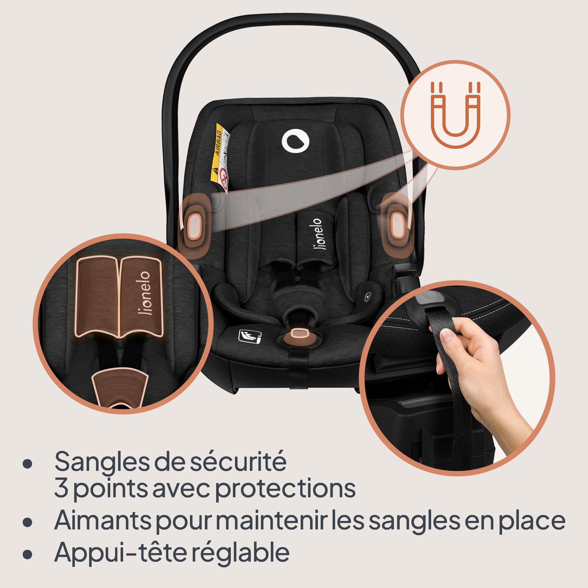 lionelo-moxie-i-size-si-ge-auto-coque-noire-40-87-cm image 5
