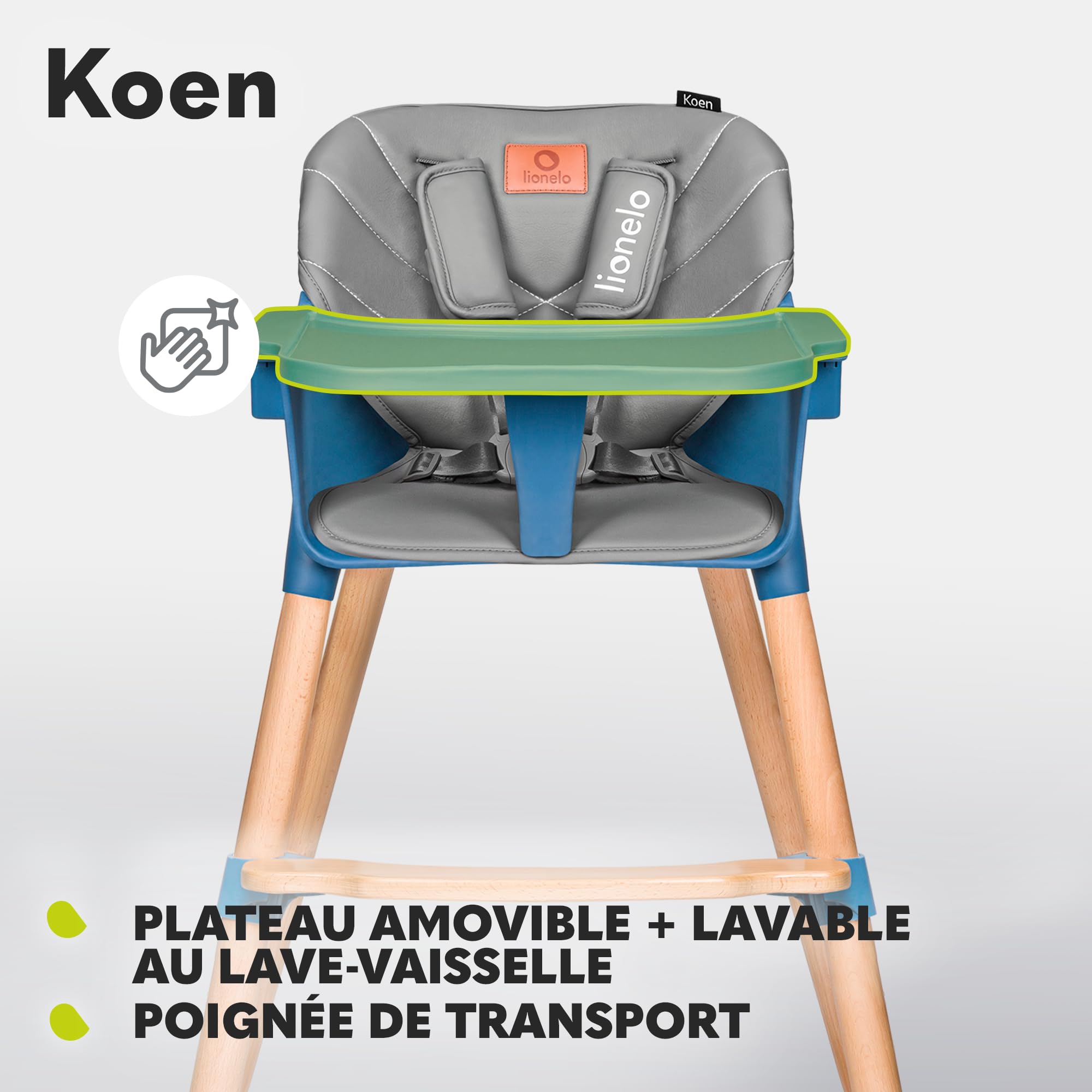 lionelo-koen-chaise-haute-b-b-2-en-1-bleue-15-kg image 5