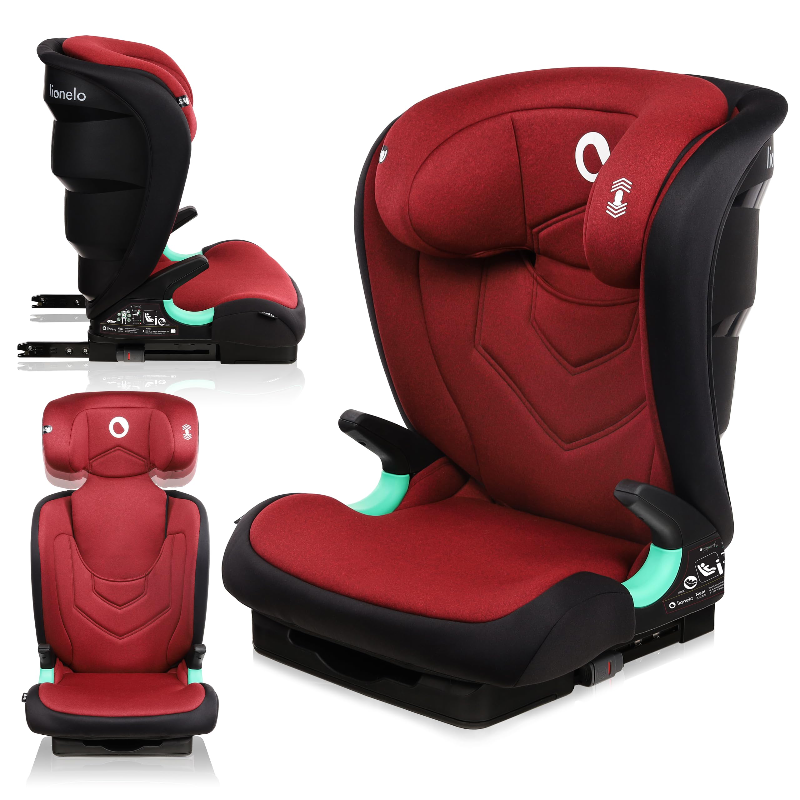 lionelo-neal-si-ge-auto-isofix-i-size-rouge-15-36-kg image 1