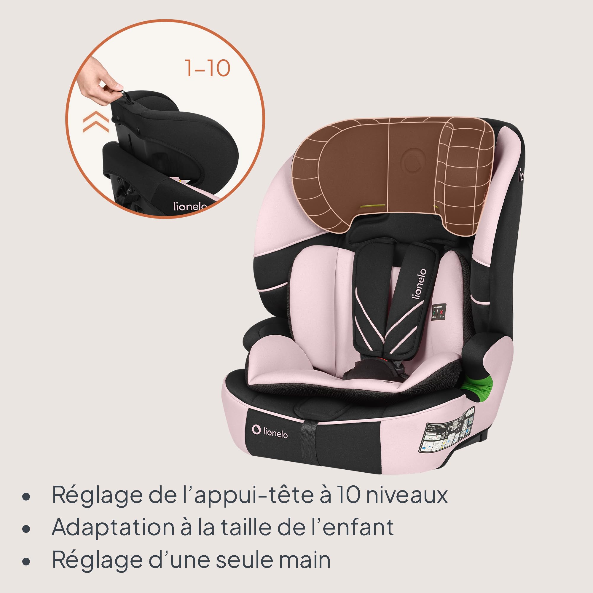 lionelo-levi-fix-si-ge-auto-i-size-76-150-cm-rose image 6