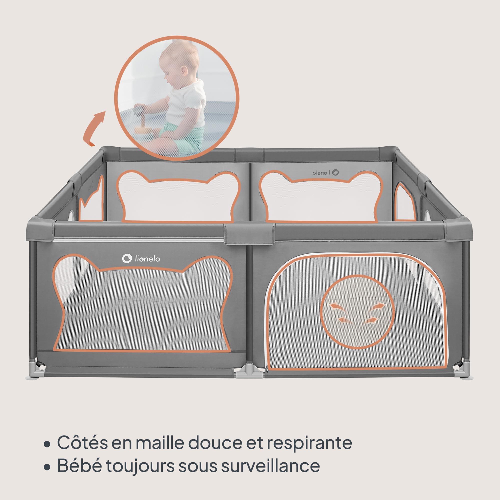lionelo-willow-xl-parc-b-b-187x207-cm-gris-maille image 4