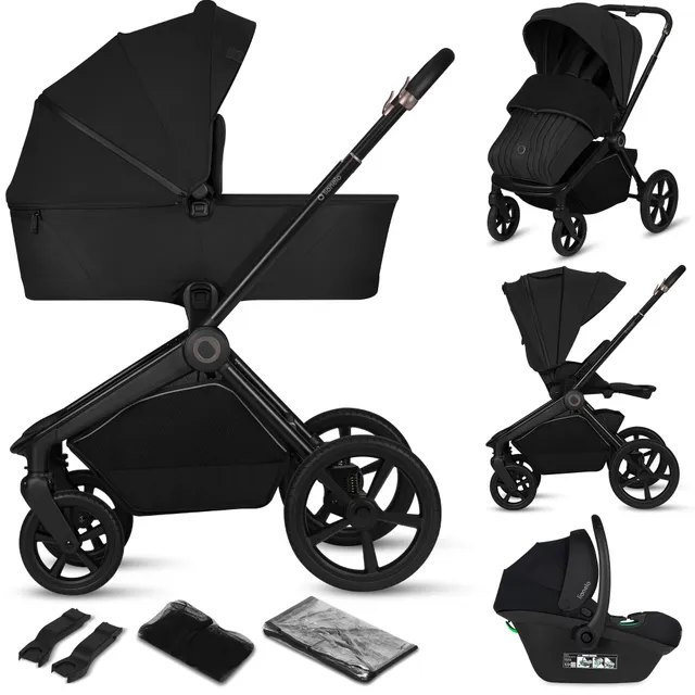 lionelo-freya-poussette-trio-3-en-1-black-nacelle-i-size image 1
