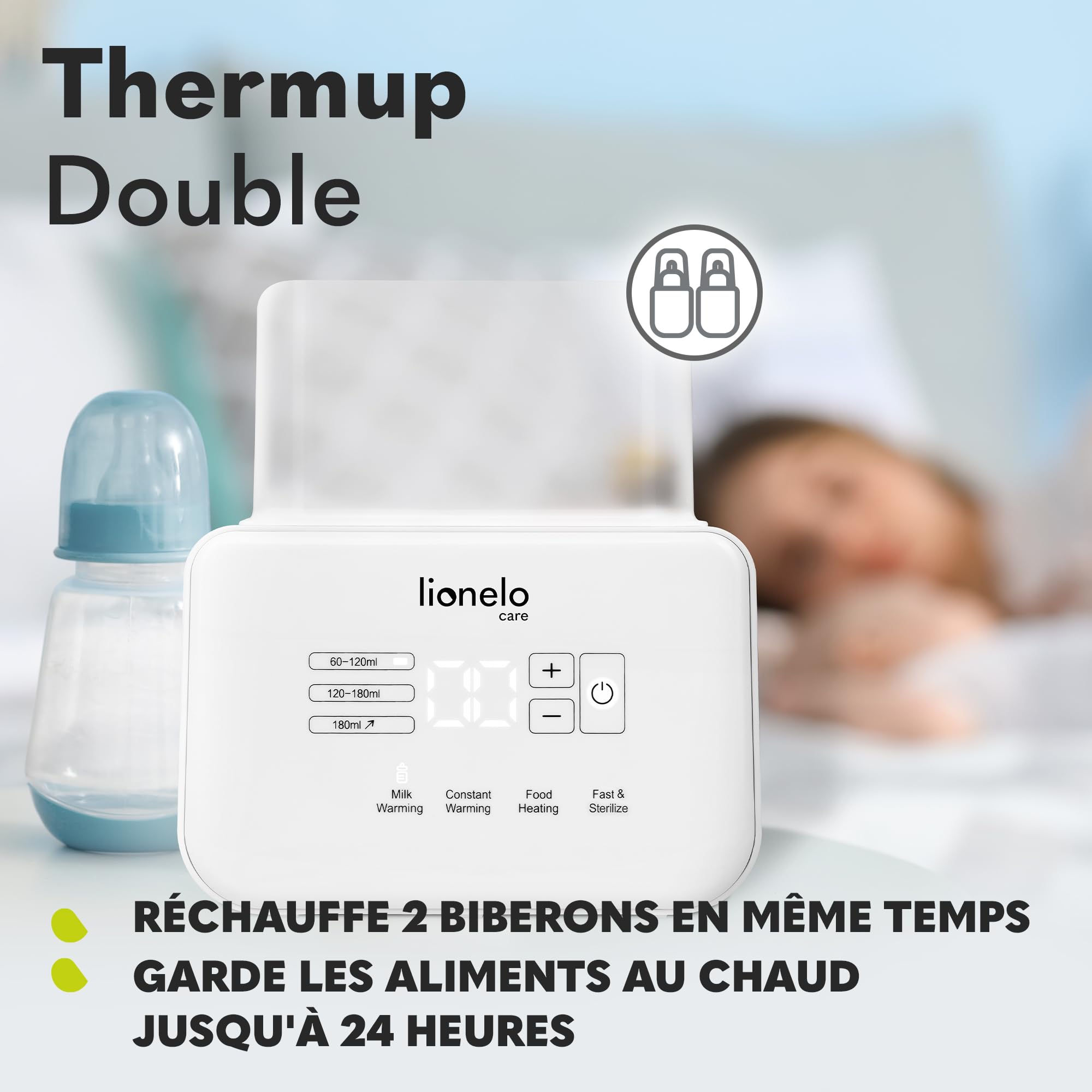lionelo-thermup-double-chauffe-biberon-6-en-1-rapide image 3
