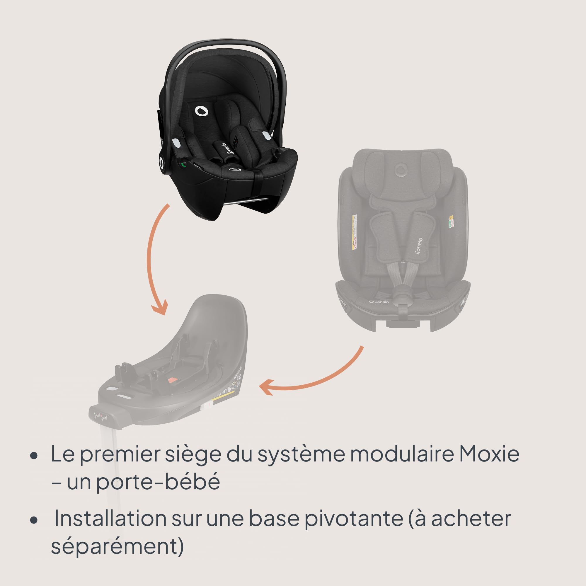 lionelo-moxie-i-size-si-ge-auto-coque-noire-40-87-cm image 2