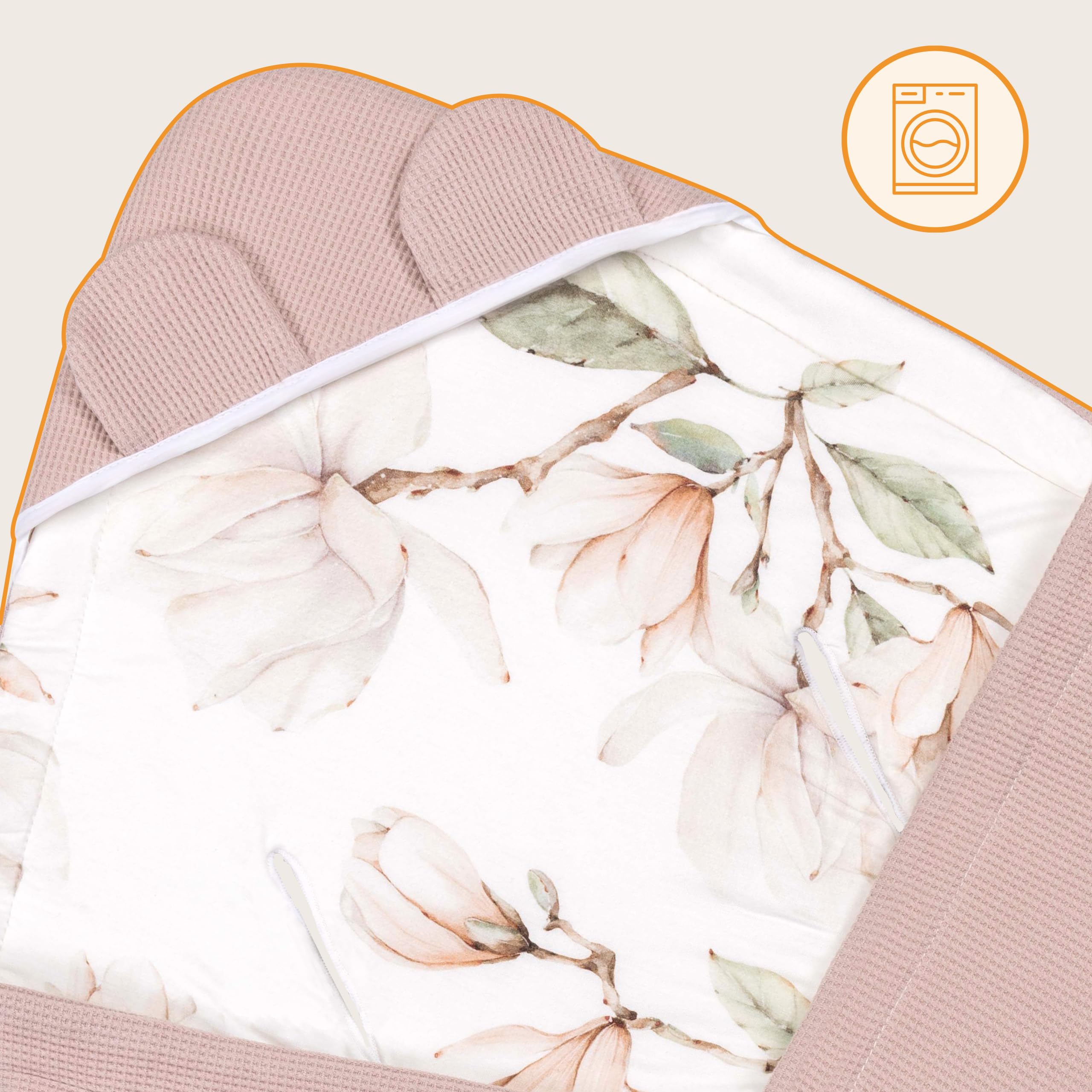 lionelo-travel-swaddle-couverture-b-b-chaude-beige-90x90-coton image 8
