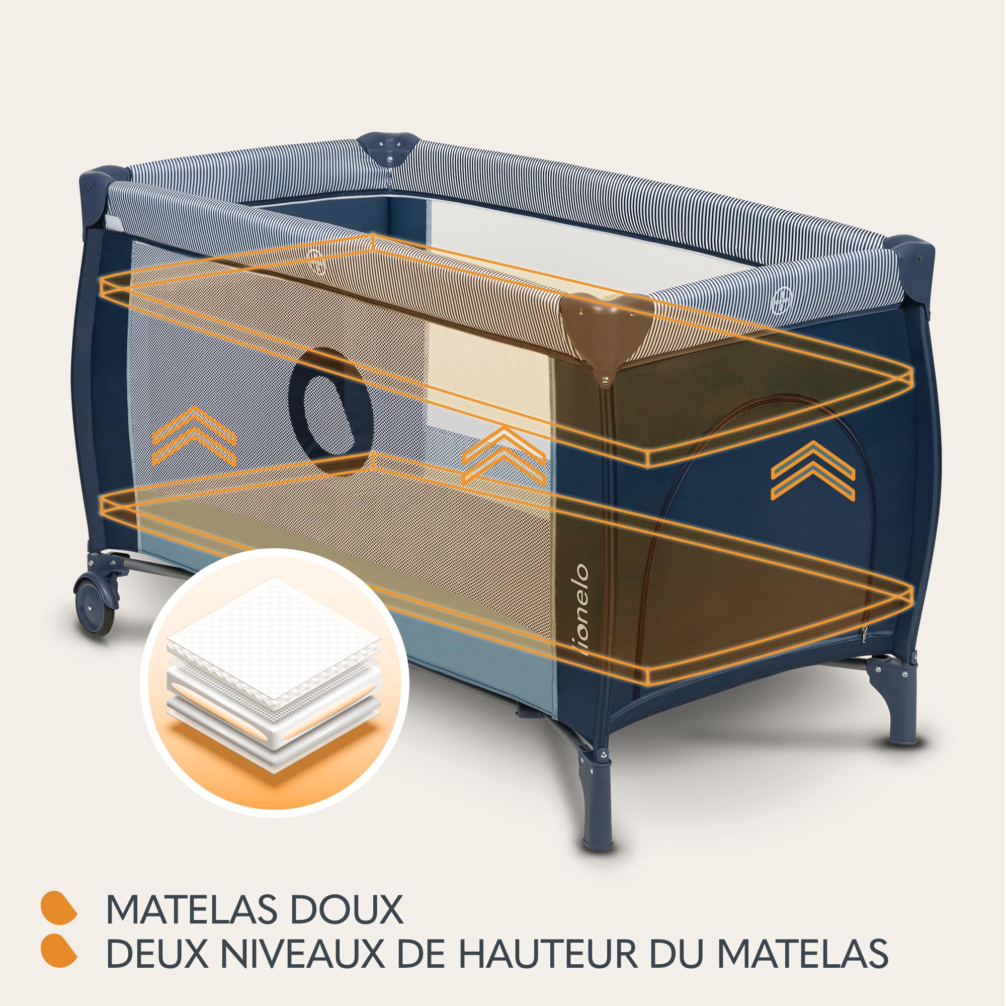 lionelo-sven-plus-lit-b-b-2-en-1-bleu-marine-0-3-ans image 3