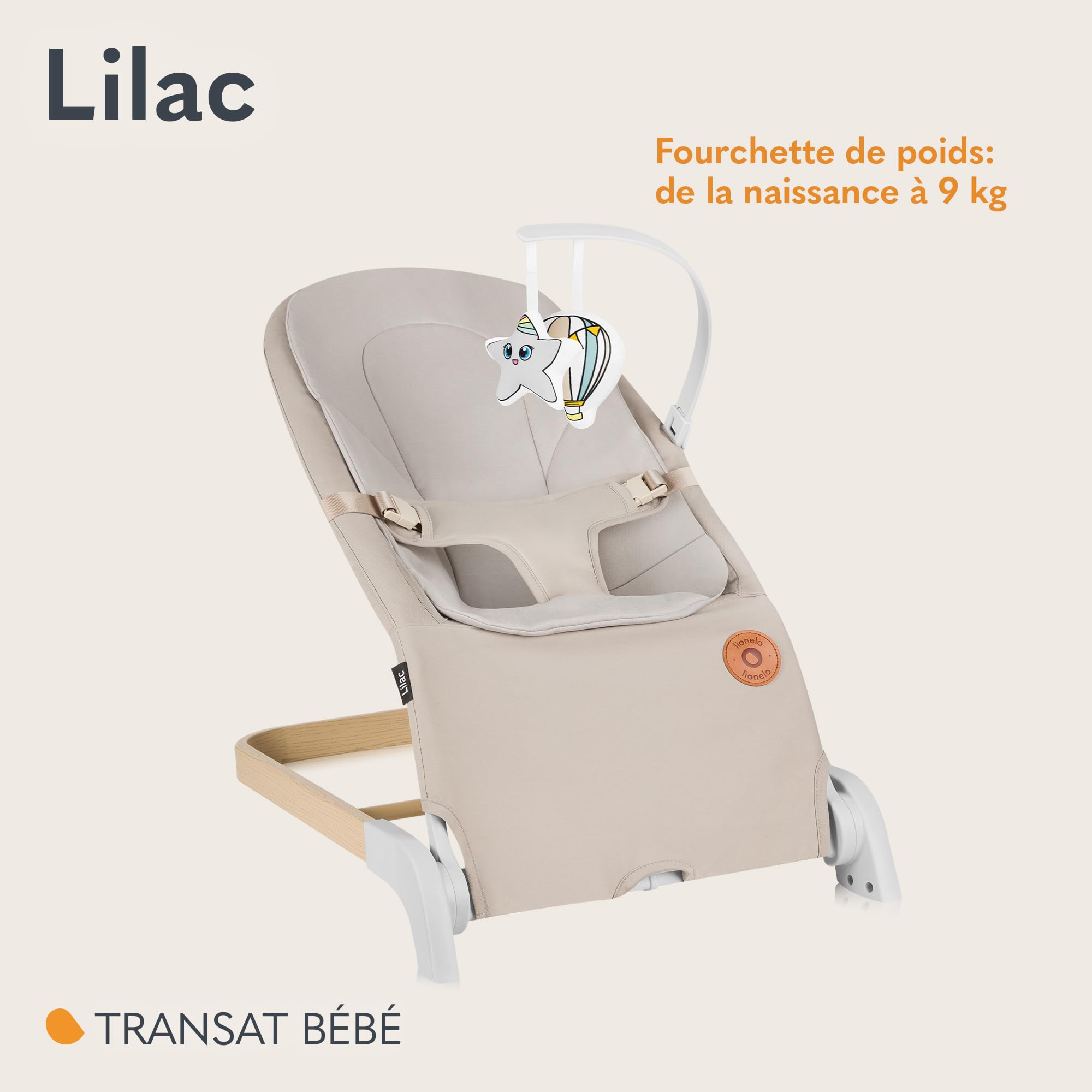 lionelo-lilac-transat-balancelle-b-b-9-kg-pliable image 2
