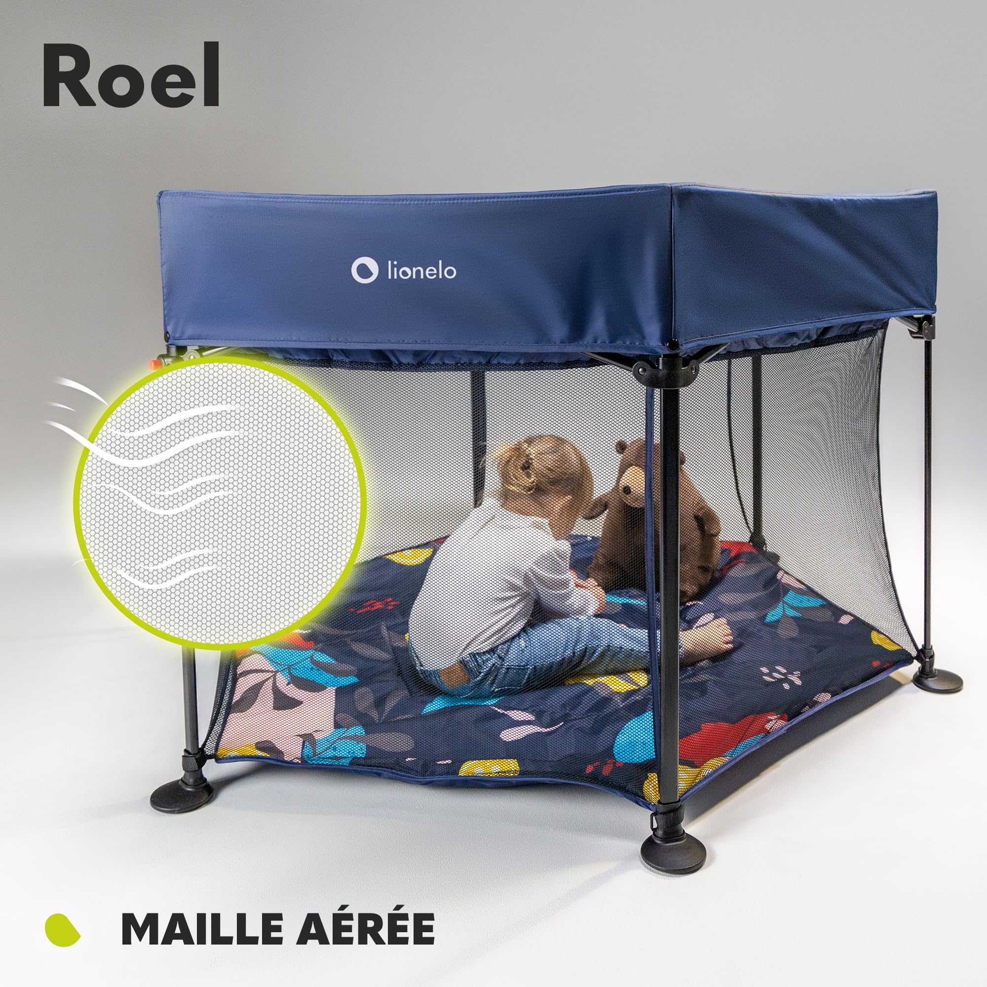 lionelo-roel-parc-b-b-pliant-blue-navy-hexagonal-lockguard image 6
