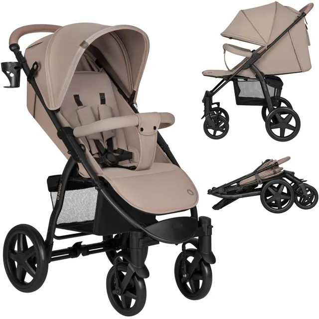 lionelo-annet-plus-poussette-b-b-beige-22-kg-auvent-xxl image 1