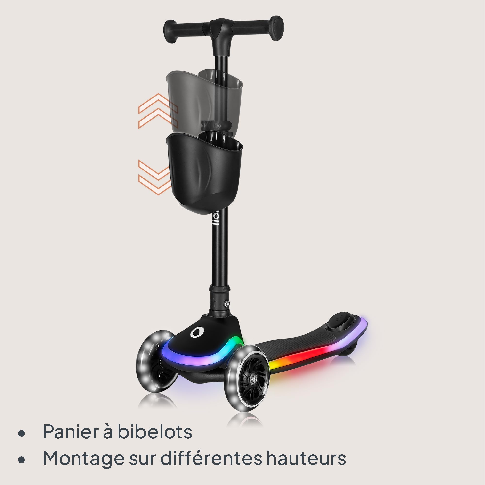 lionelo-mey-trottinette-3-roues-noir-led-50-kg-panier image 6