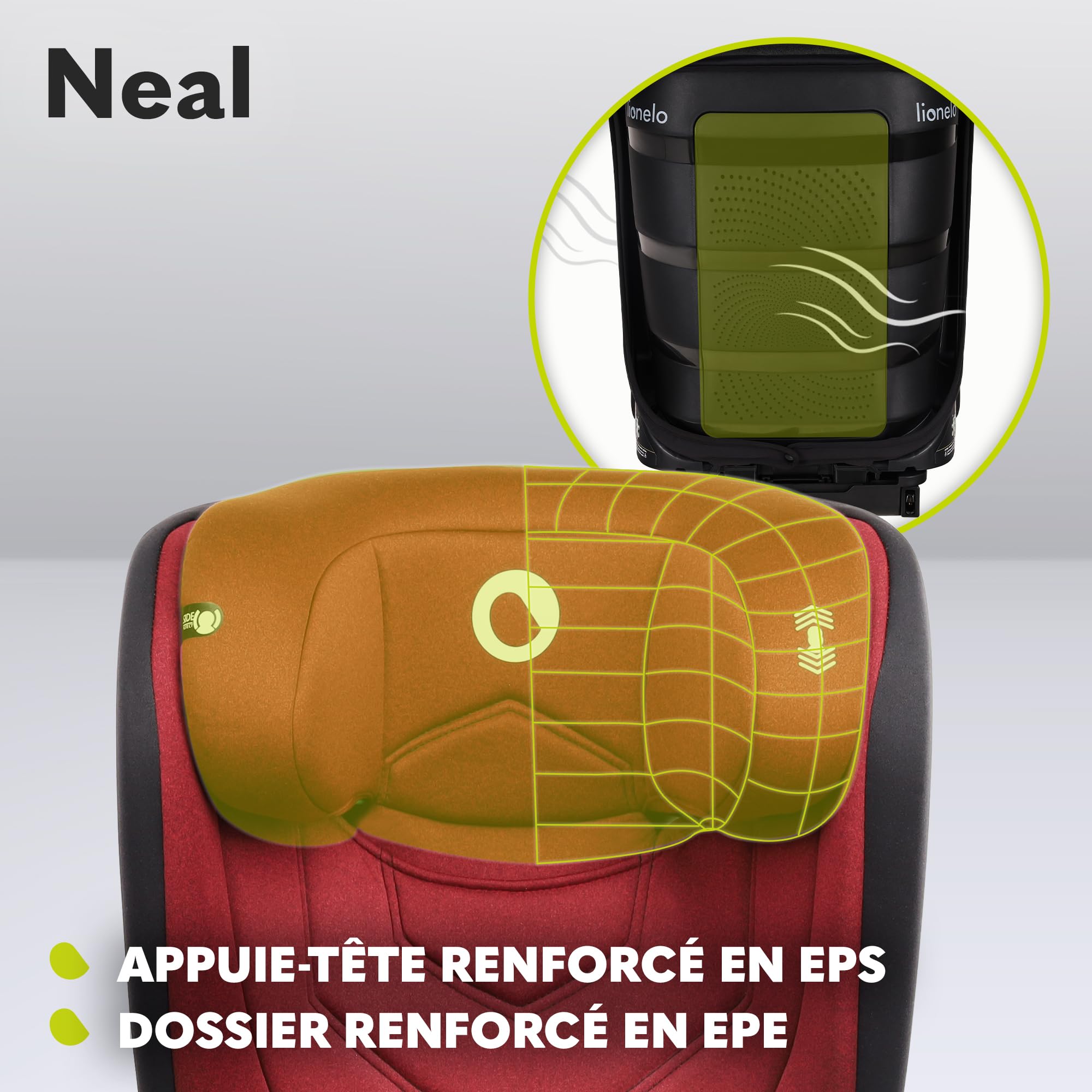 lionelo-neal-si-ge-auto-isofix-i-size-rouge-15-36-kg image 7