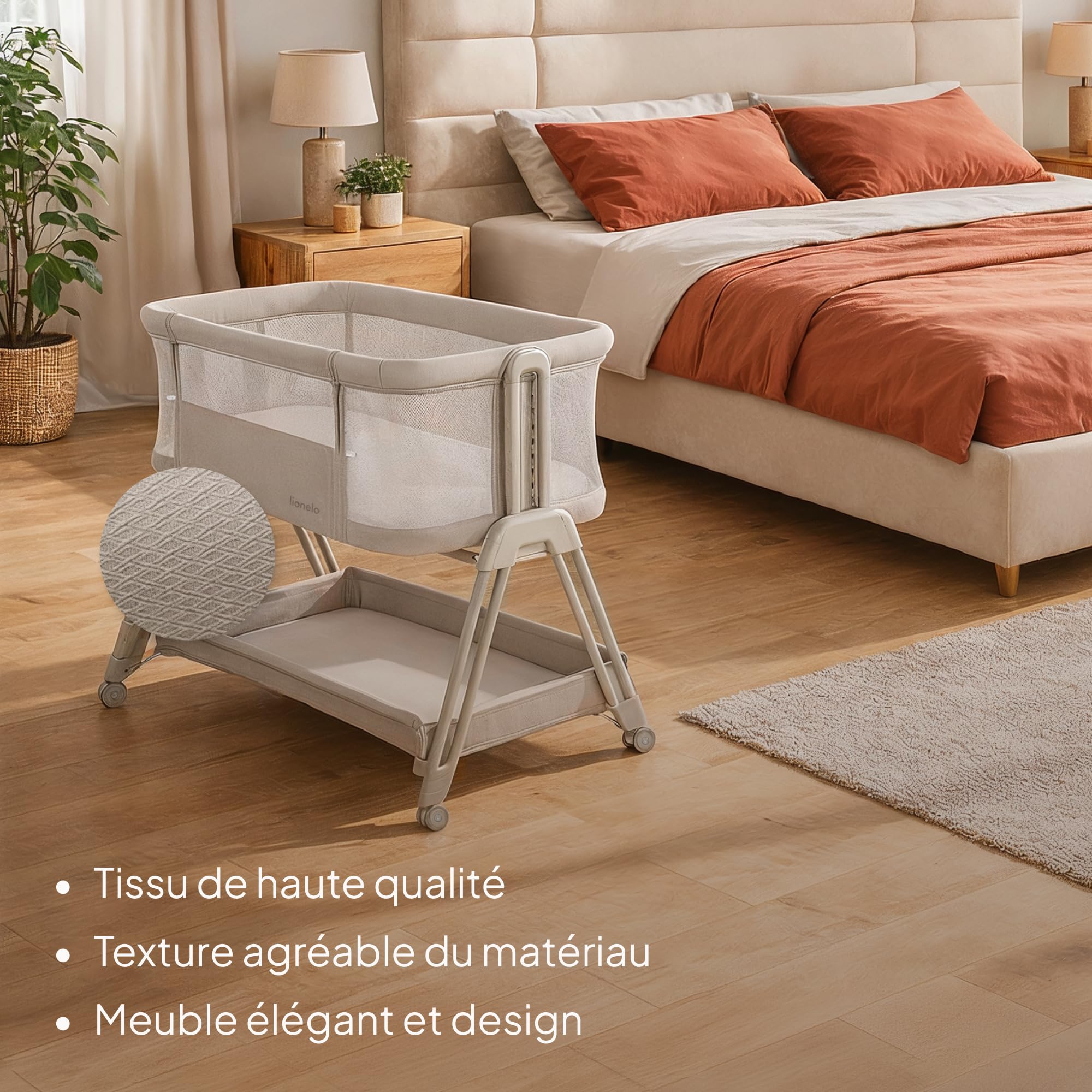 lionelo-luna-lit-cododo-b-b-beige-taupe-jusqu-9-kg image 2
