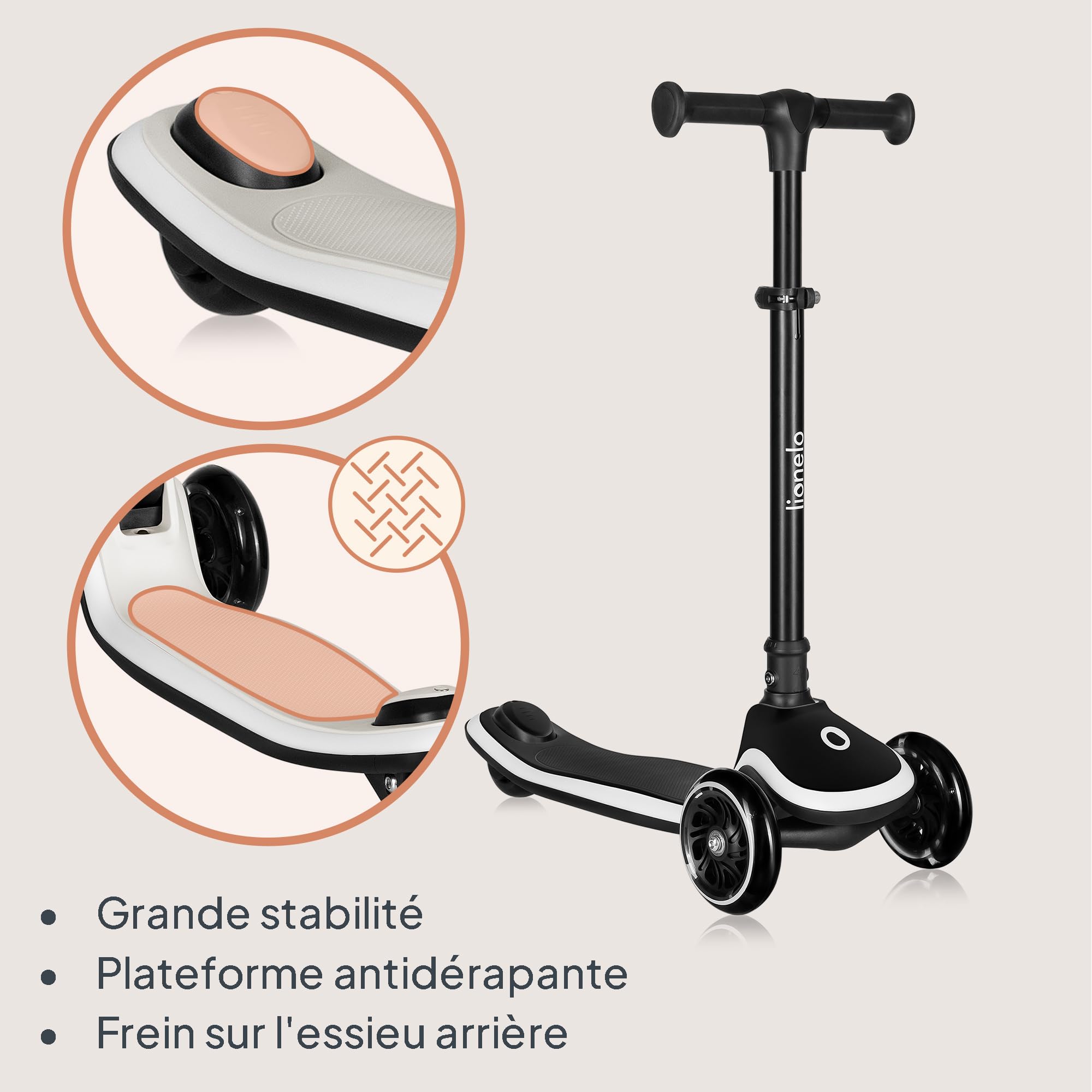 lionelo-mey-trottinette-3-roues-noir-led-50-kg-panier image 7