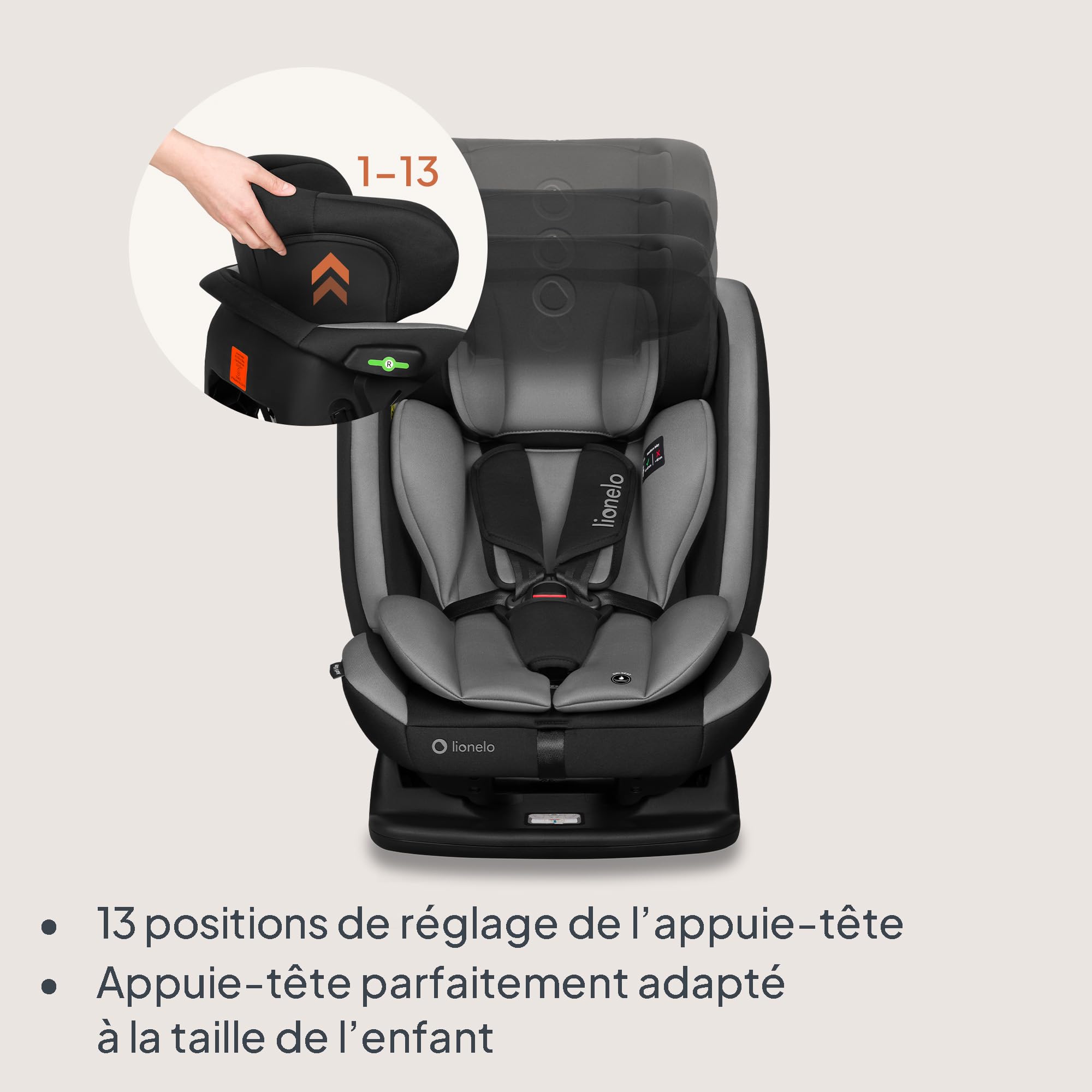 lionelo-aart-i-size-si-ge-auto-b-b-gris-graphite-40-150-cm image 8