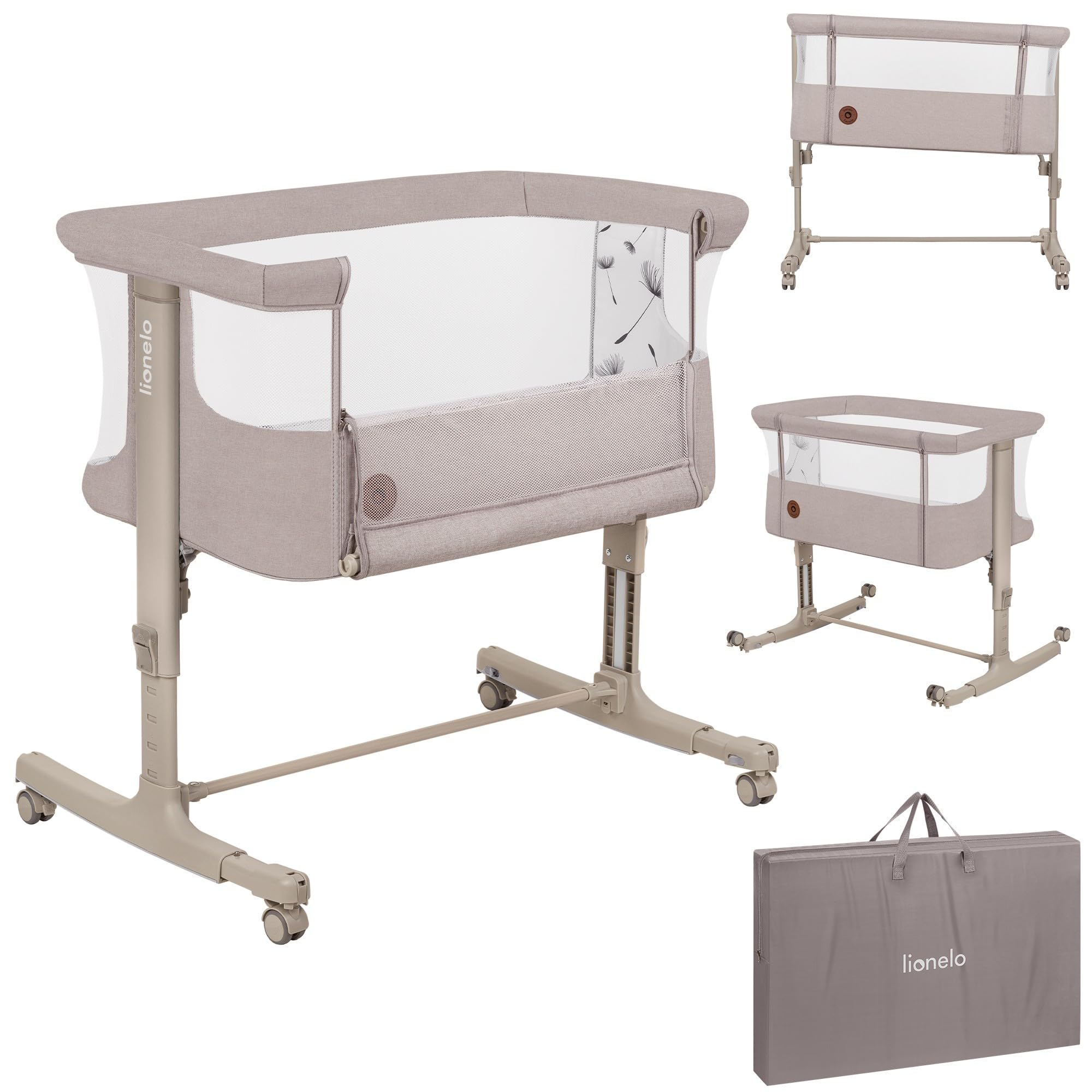 lionelo-aurora-3en1-lit-cododo-b-b-beige-caf-r-glable image 1