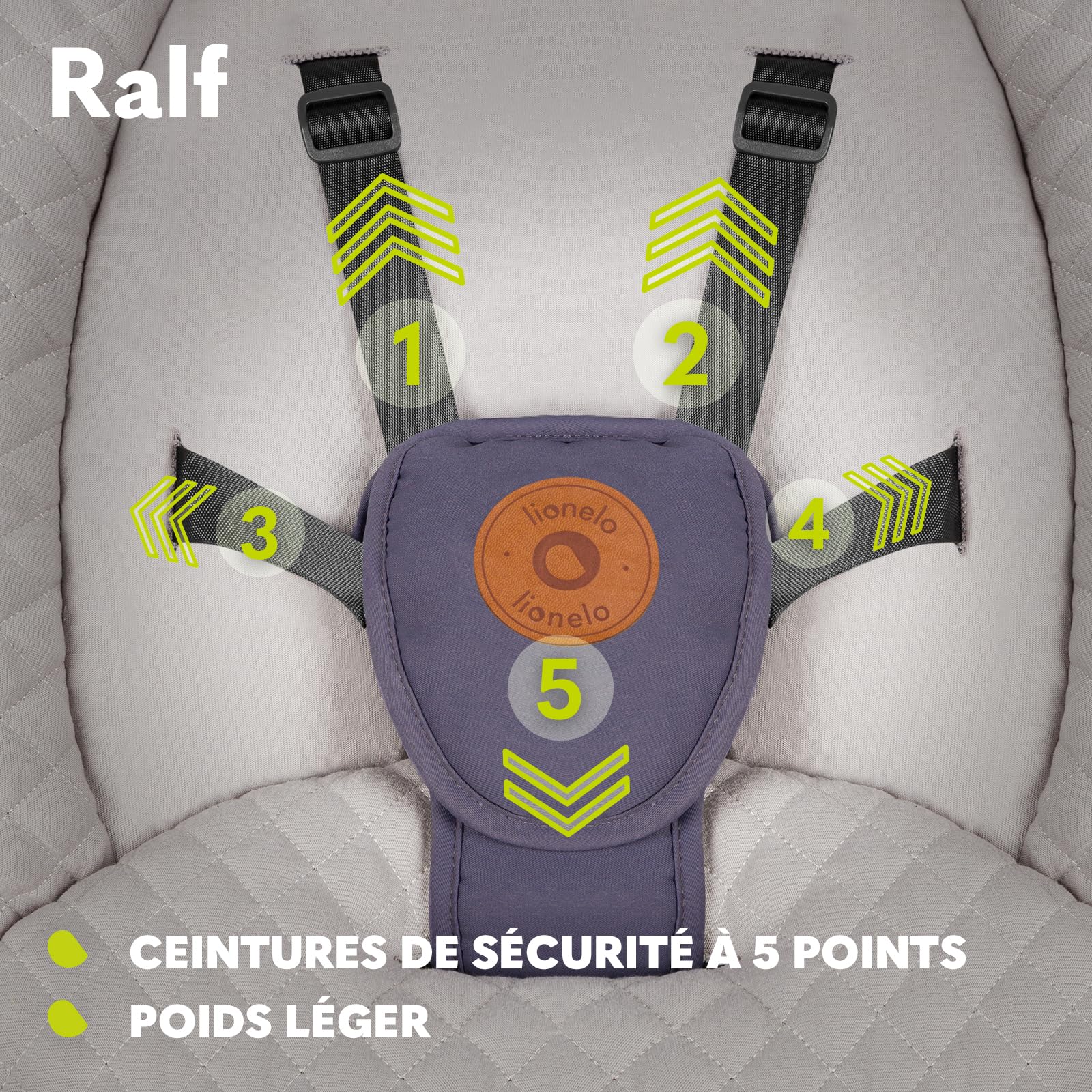 lionelo-ralf-transat-balancelle-b-b-grey-graphite-2en1 image 4