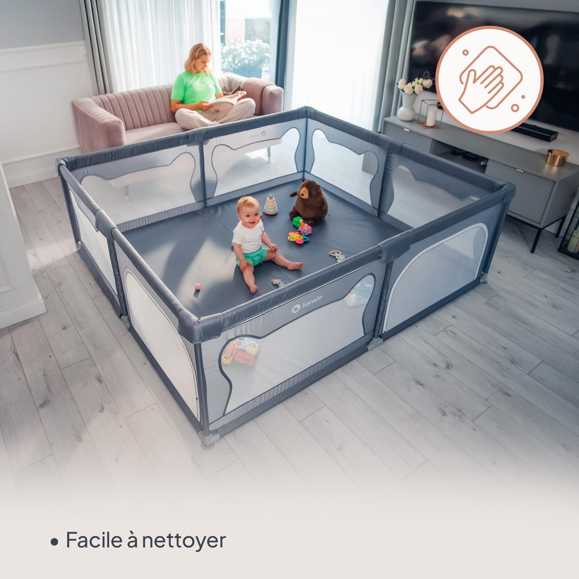 lionelo-willow-xl-parc-b-b-187x207-cm-gris-maille image 7