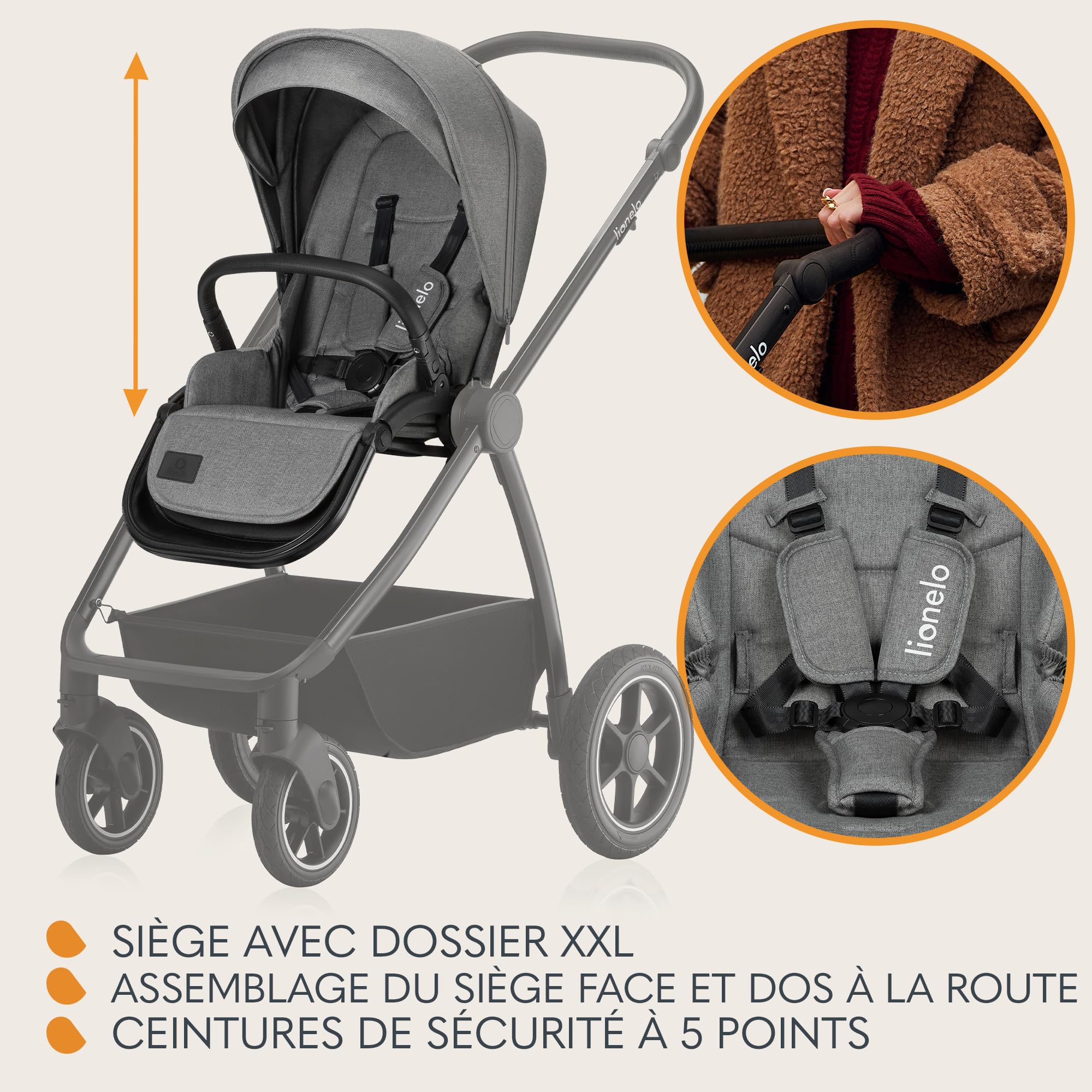lionelo-meril-3-en-1-poussette-b-b-gris-tout-terrain image 6