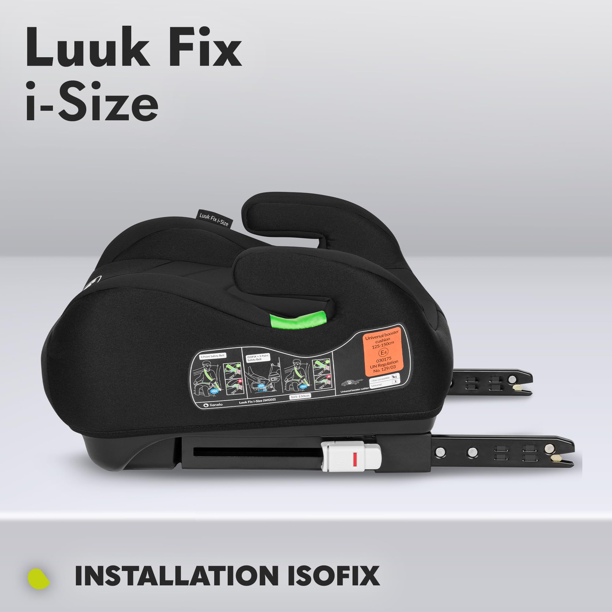 lionelo-luuk-fix-i-size-rehausseur-auto-noir-22-36-kg image 4